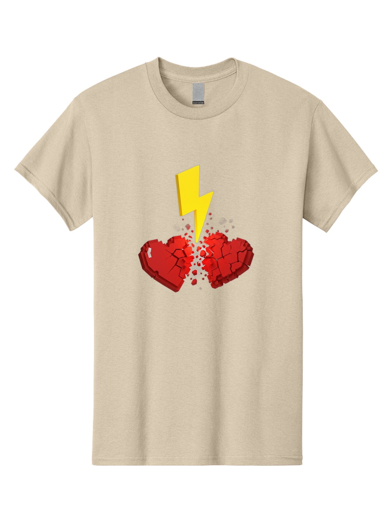 Broken-Heart-With-Lightning Men'S Graphic Tee, 100% Cotton, Comfortable Casual Summer Wear, Machine Washable, Vintage Camera, Old Camera, Antique Camera, Black Camera, Classic Photography, Photography Equipment, Nostalgic Device, Film Camera, Bap154 6