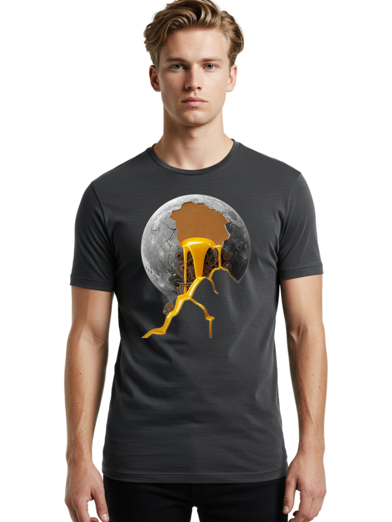 Broken-Moon Men'S Graphic Tee, 100% Cotton, Comfortable Casual Summer Wear, Machine Washable, Vintage Camera, Old Camera, Antique Camera, Black Camera, Classic Photography, Photography Equipment, Nostalgic Device, Film Camera, Camera Art Bap156 17