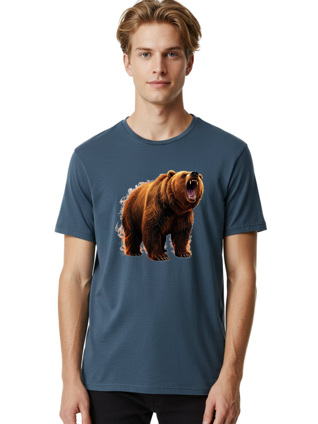 Brown-Bear Men'S Graphic Tee, 100% Cotton, Comfortable Casual Summer Wear, Machine Washable, Vintage Camera, Old Camera, Antique Camera, Black Camera, Classic Photography, Photography Equipment, Nostalgic Device, Film Camera, Camera Art Bap158 27