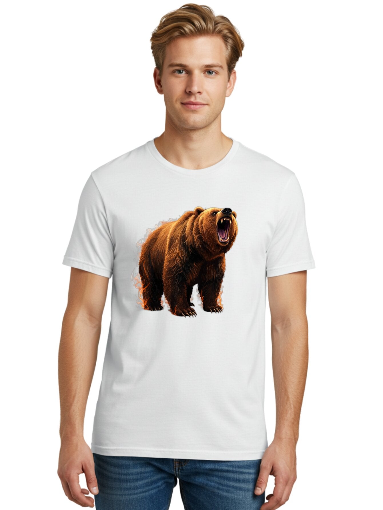 Brown-Bear Men'S Graphic Tee, 100% Cotton, Comfortable Casual Summer Wear, Machine Washable, Vintage Camera, Old Camera, Antique Camera, Black Camera, Classic Photography, Photography Equipment, Nostalgic Device, Film Camera, Camera Art Bap158 23