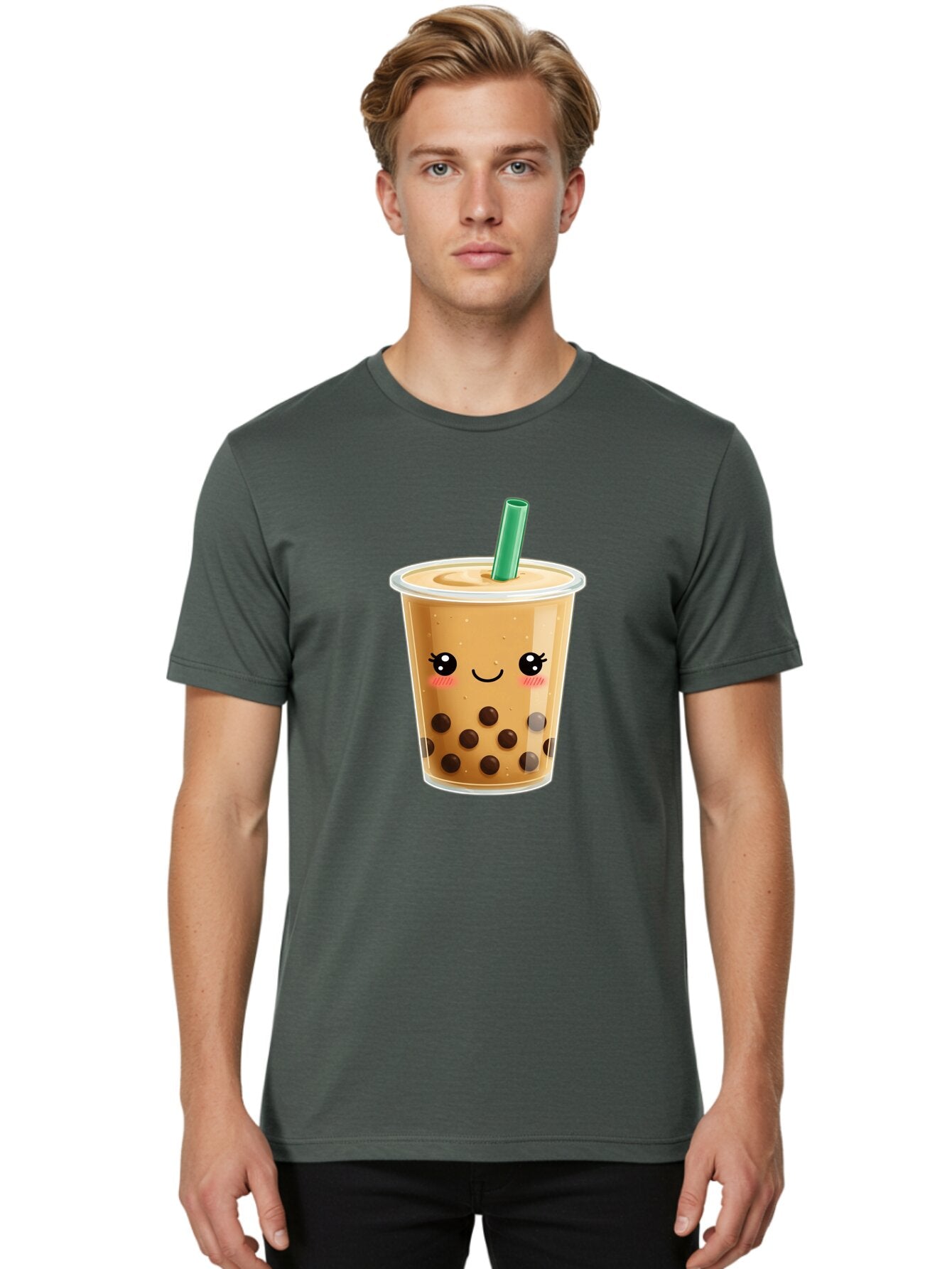Bubble-Tea-10 Men'S Graphic Tee, 100% Cotton, Comfortable Casual Summer Wear, Machine Washable, Vintage Camera, Old Camera, Antique Camera, Black Camera, Classic Photography, Photography Equipment, Nostalgic Device, Film Camera, Camera Art Bap161 23