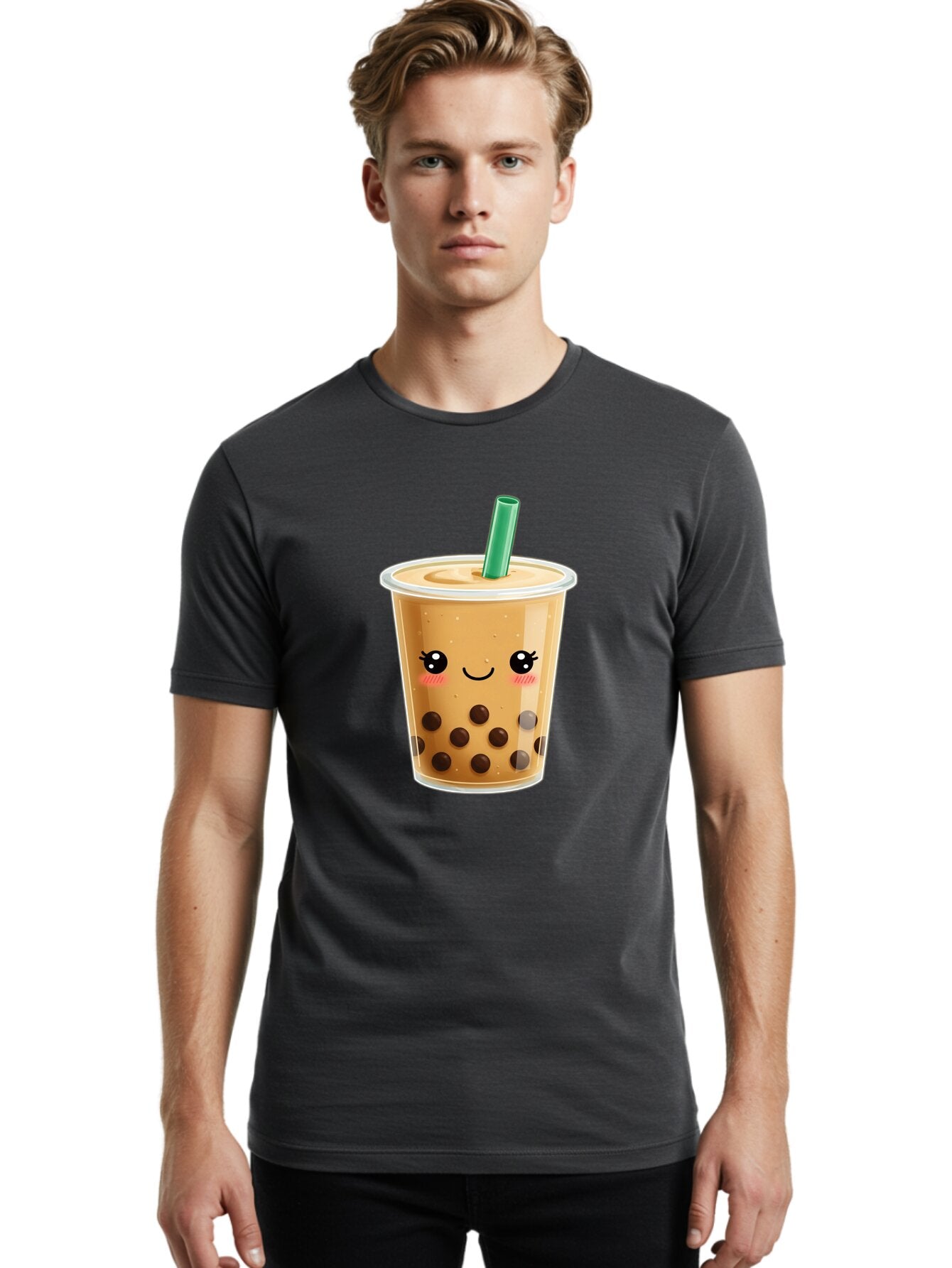 Bubble-Tea-10 Men'S Graphic Tee, 100% Cotton, Comfortable Casual Summer Wear, Machine Washable, Vintage Camera, Old Camera, Antique Camera, Black Camera, Classic Photography, Photography Equipment, Nostalgic Device, Film Camera, Camera Art Bap161 20