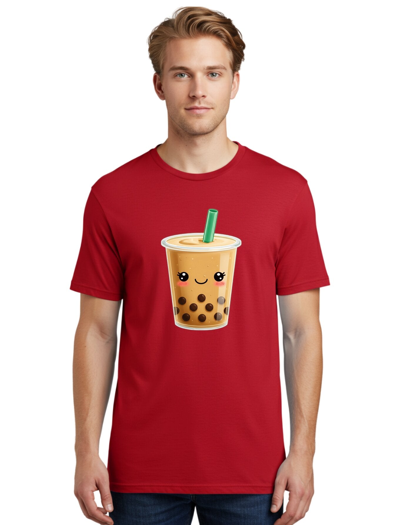 Bubble-Tea-10 Men'S Graphic Tee, 100% Cotton, Comfortable Casual Summer Wear, Machine Washable, Vintage Camera, Old Camera, Antique Camera, Black Camera, Classic Photography, Photography Equipment, Nostalgic Device, Film Camera, Camera Art Bap161 16