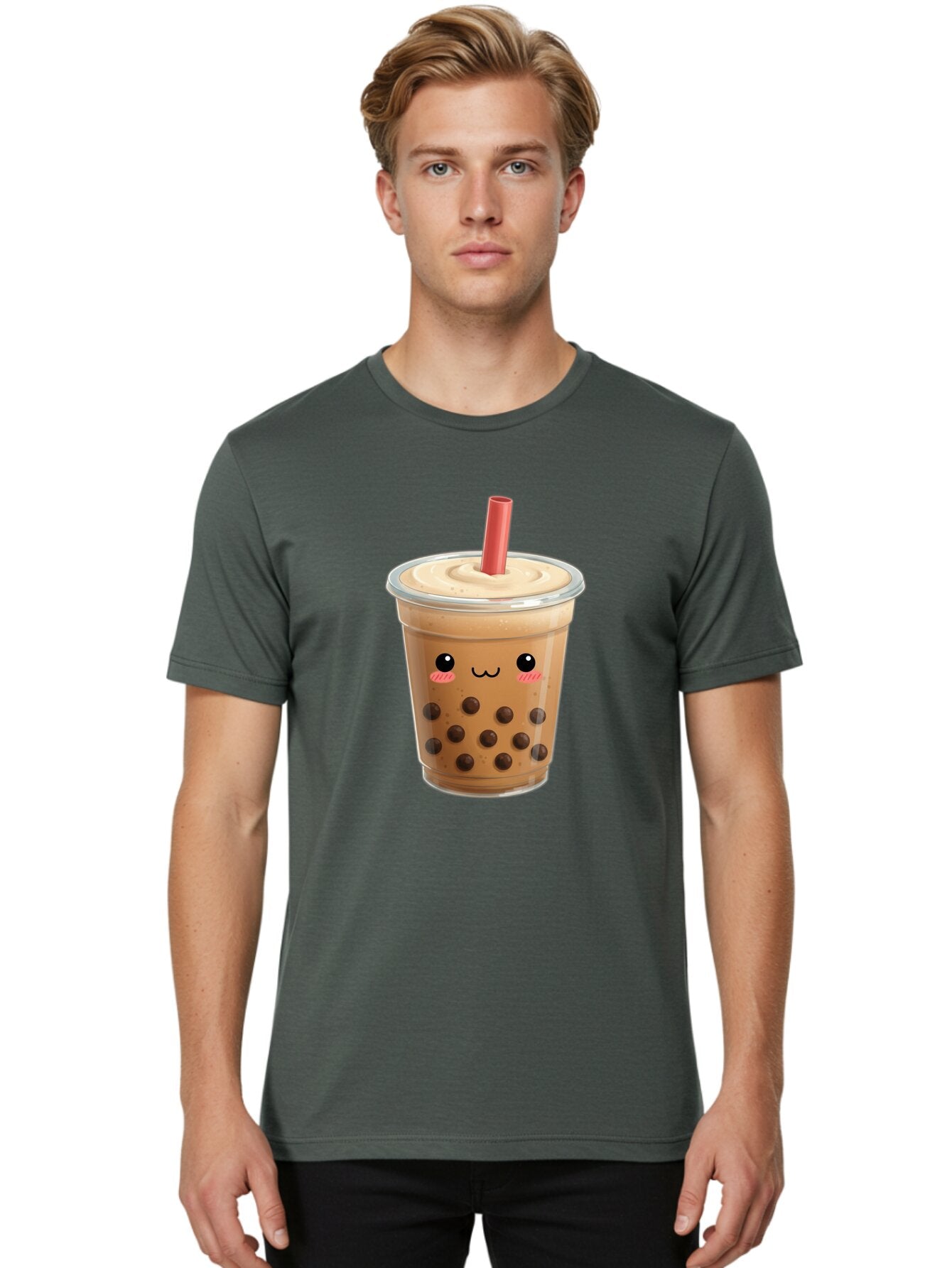 Bubble-Tea-11 Men'S Graphic Tee, 100% Cotton, Comfortable Casual Summer Wear, Machine Washable, Vintage Camera, Old Camera, Antique Camera, Black Camera, Classic Photography, Photography Equipment, Nostalgic Device, Film Camera, Camera Art Bap162 27