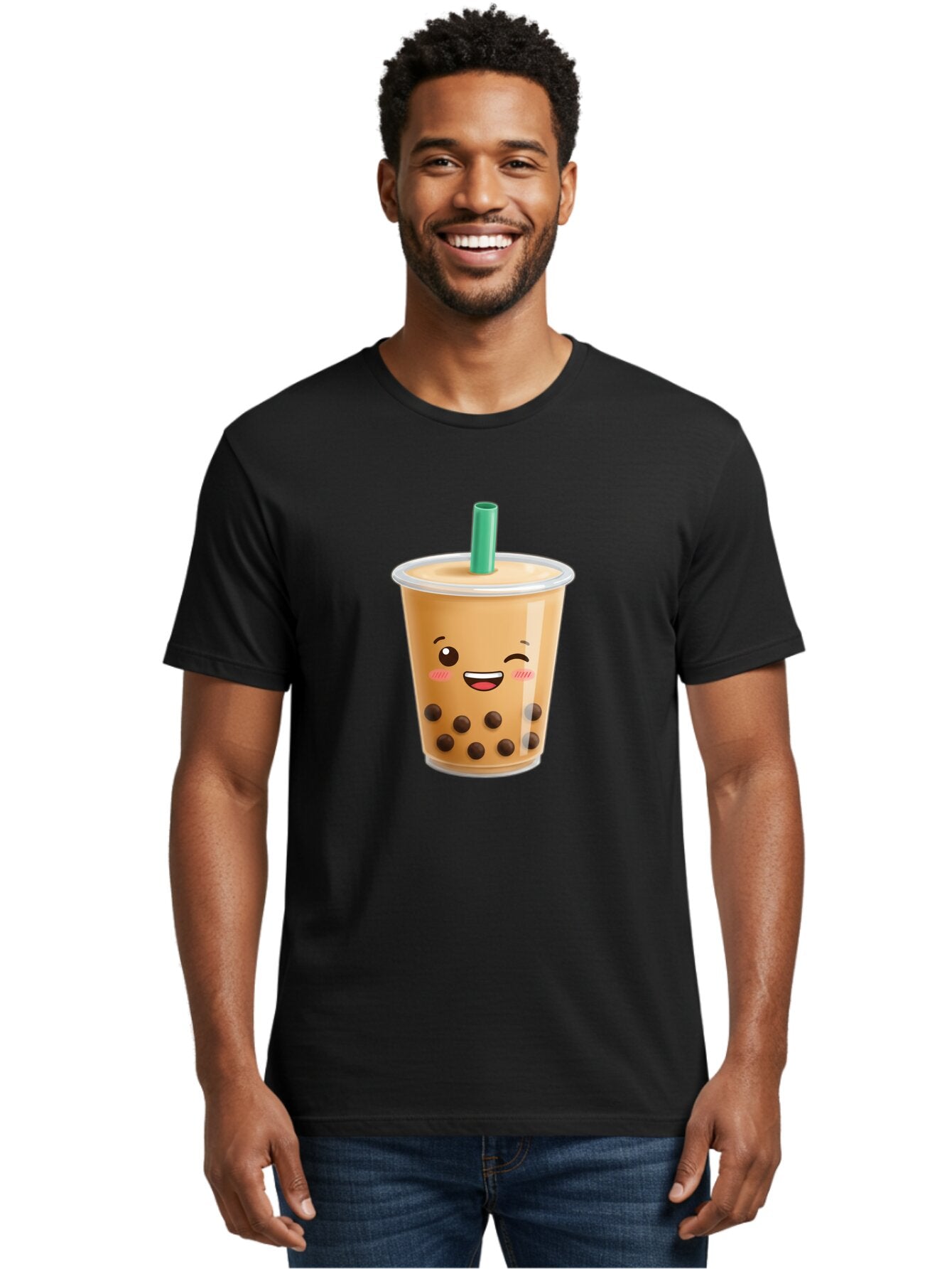 Bubble-Tea-6 Men'S Graphic Tee, 100% Cotton, Comfortable Casual Summer Wear, Machine Washable, Vintage Camera, Old Camera, Antique Camera, Black Camera, Classic Photography, Photography Equipment, Nostalgic Device, Film Camera, Camera Art Bap168 22