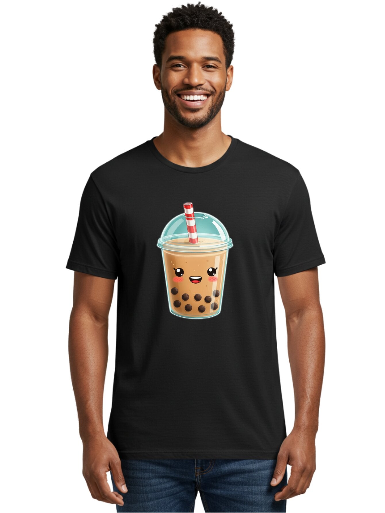 Bubble-Tea-7 Men'S Graphic Tee, 100% Cotton, Comfortable Casual Summer Wear, Machine Washable, Vintage Camera, Old Camera, Antique Camera, Black Camera, Classic Photography, Photography Equipment, Nostalgic Device, Film Camera, Camera Art Bap169 18