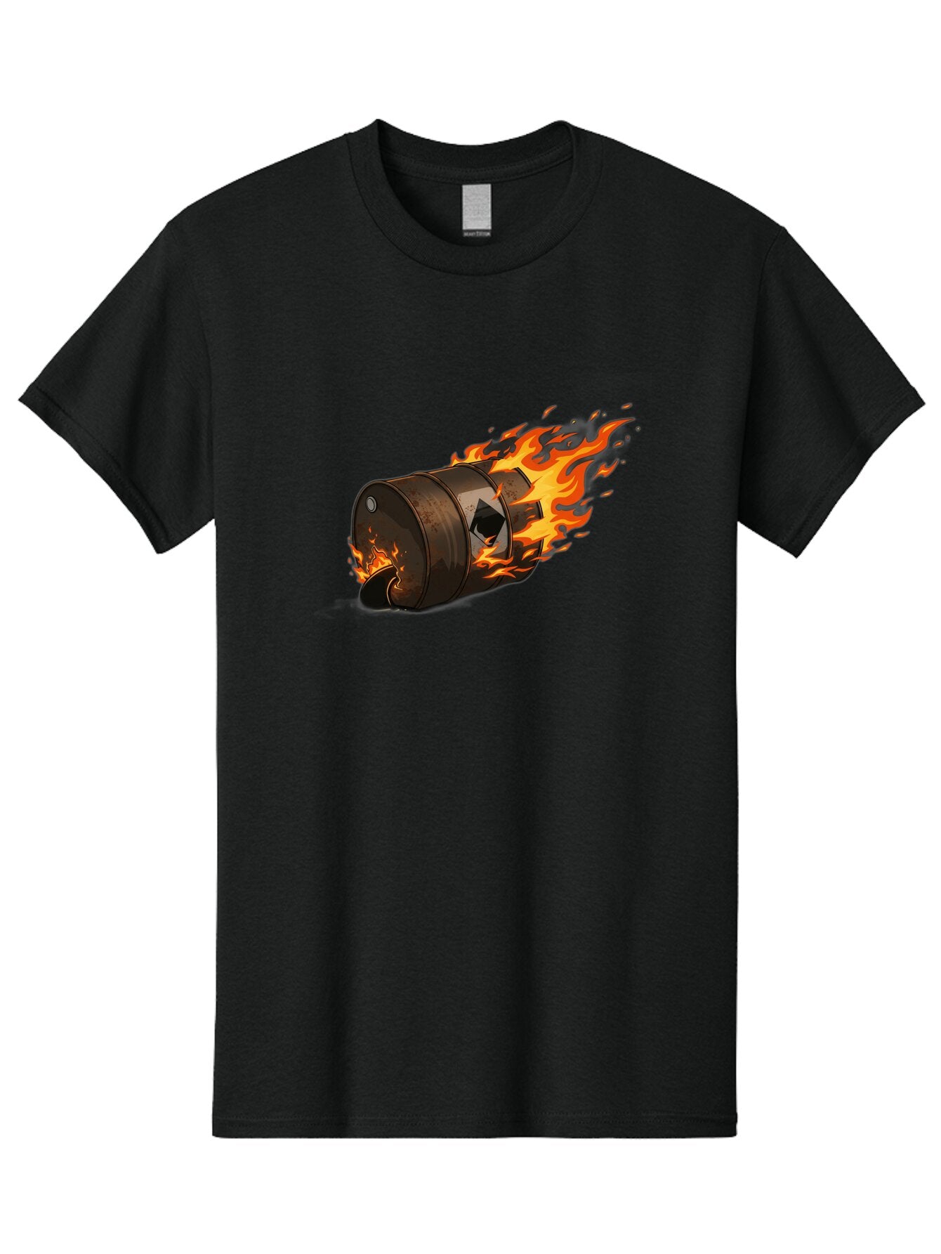 Burning-Barrel Men'S Graphic Tee, 100% Cotton, Comfortable Casual Summer Wear, Machine Washable, Vintage Camera, Old Camera, Antique Camera, Black Camera, Classic Photography, Photography Equipment, Nostalgic Device, Film Camera, Camera Art Bap178