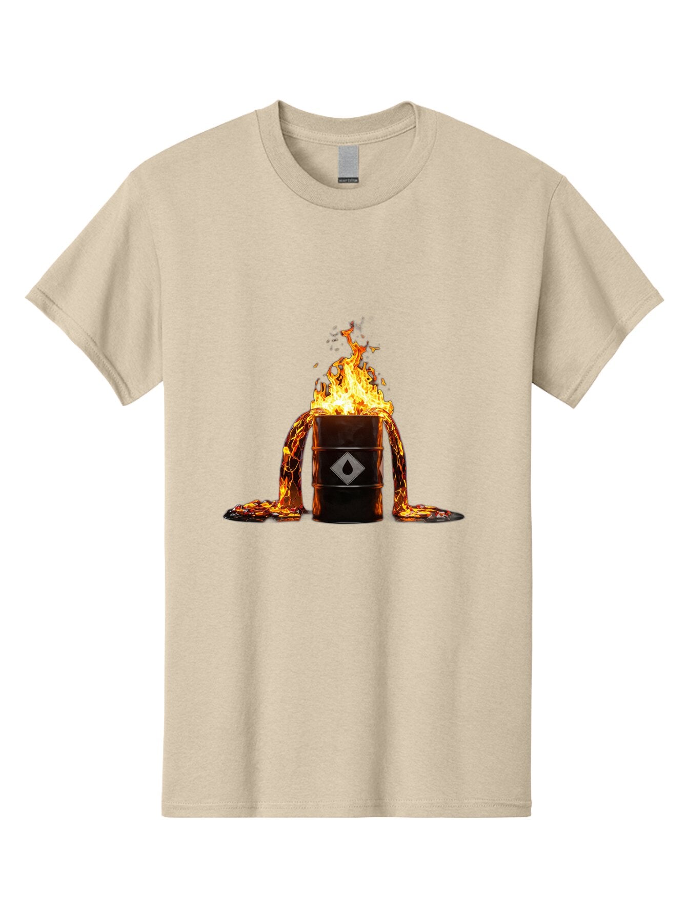 Burning-Oil-Drum-1 Men'S Graphic Tee, 100% Cotton, Comfortable Casual Summer Wear, Machine Washable, Vintage Camera, Old Camera, Antique Camera, Black Camera, Classic Photography, Photography Equipment, Nostalgic Device, Film Camera, Bap180 13