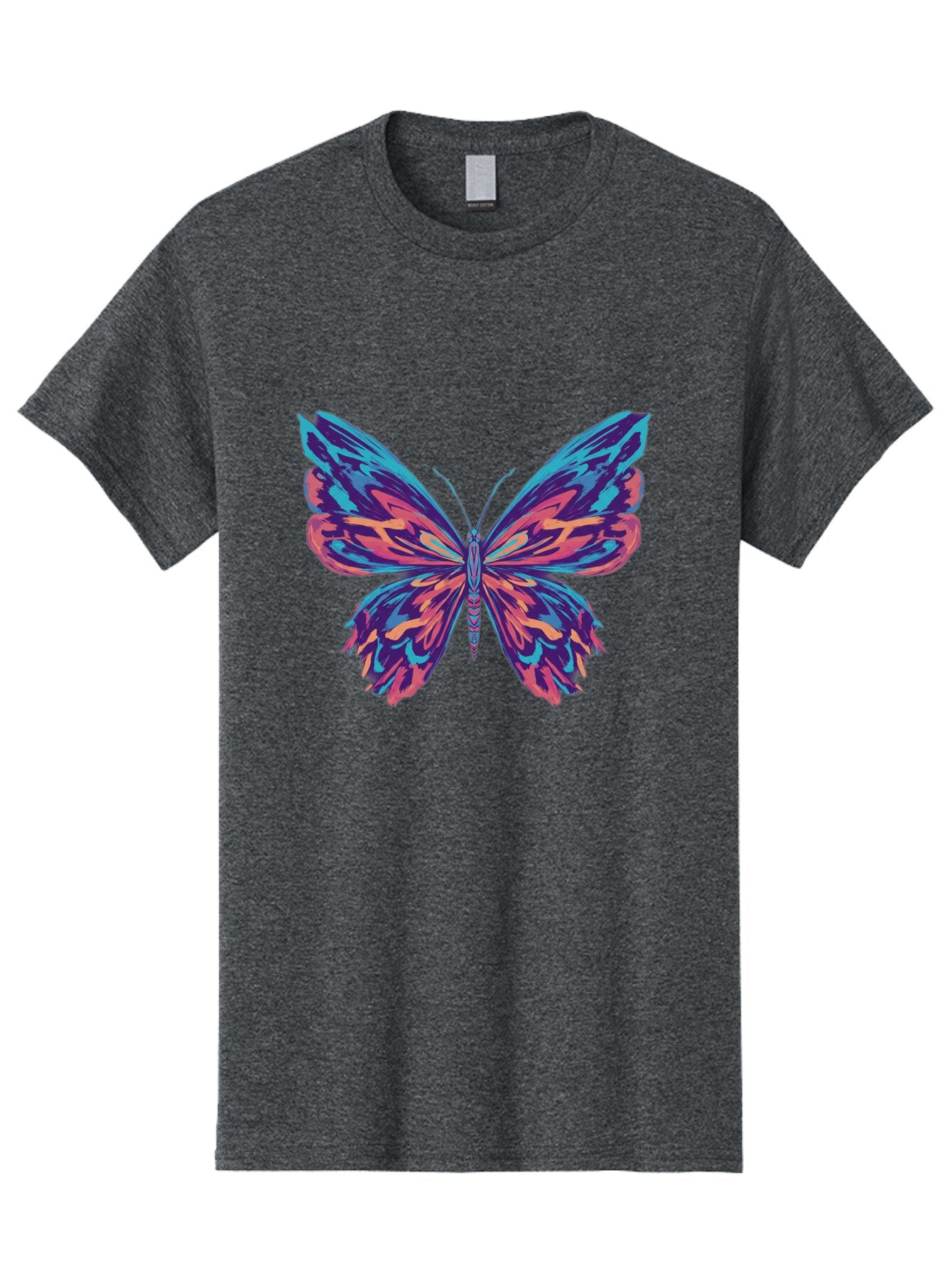 Butterfly-1 Men'S Graphic Tee, 100% Cotton, Comfortable Casual Summer Wear, Machine Washable, Vintage Camera, Old Camera, Antique Camera, Black Camera, Classic Photography, Photography Equipment, Nostalgic Device, Film Camera, Camera Art Bap188 13