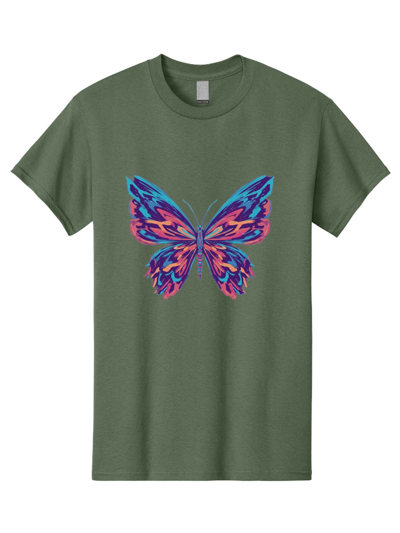 Butterfly-1 Men'S Graphic Tee, 100% Cotton, Comfortable Casual Summer Wear, Machine Washable, Vintage Camera, Old Camera, Antique Camera, Black Camera, Classic Photography, Photography Equipment, Nostalgic Device, Film Camera, Camera Art Bap188 9