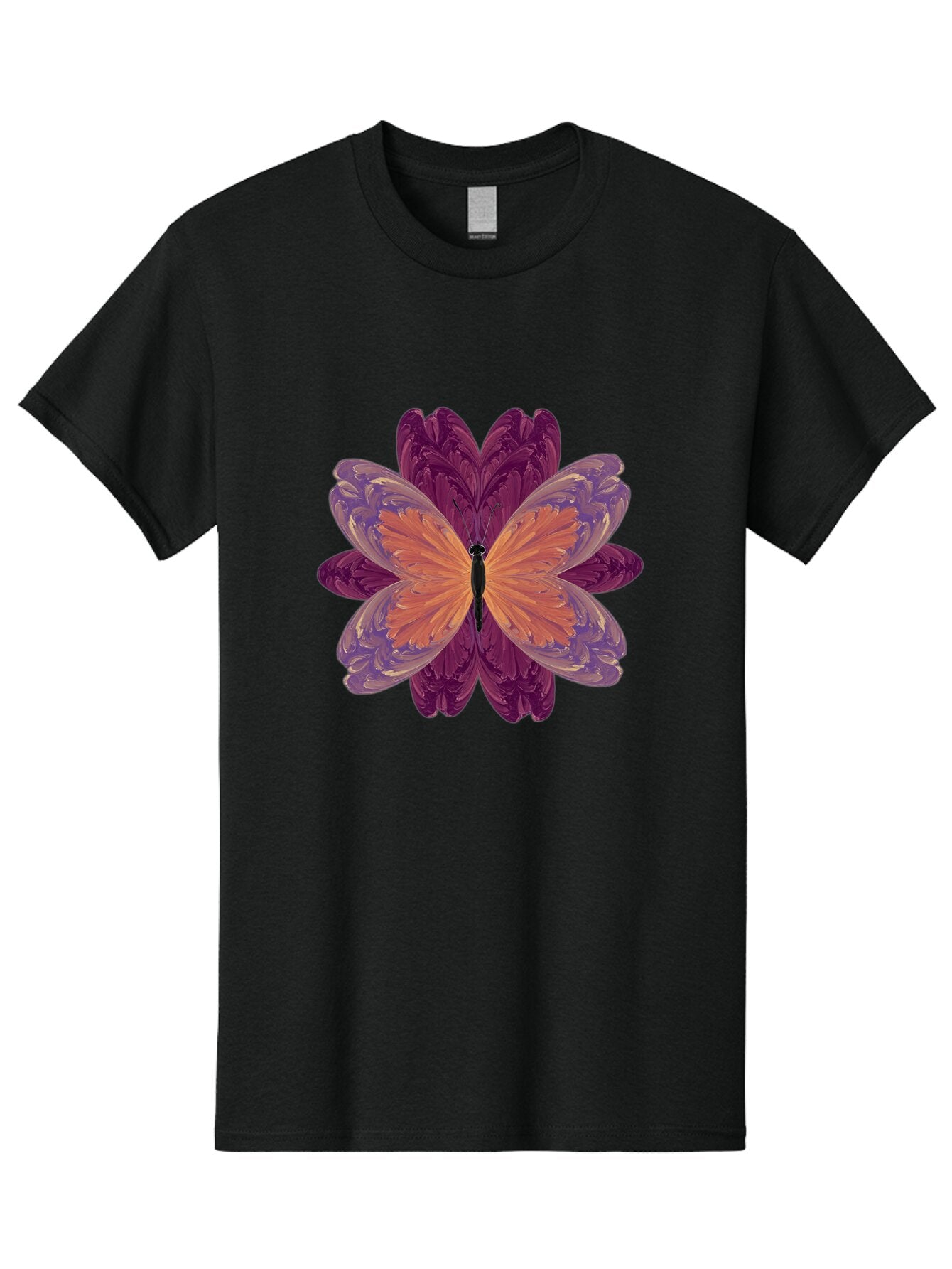 Butterfly-Flower-1 Men'S Graphic Tee, 100% Cotton, Comfortable Casual Summer Wear, Machine Washable, Vintage Camera, Old Camera, Antique Camera, Black Camera, Classic Photography, Photography Equipment, Nostalgic Device, Film Camera, Bap190 14
