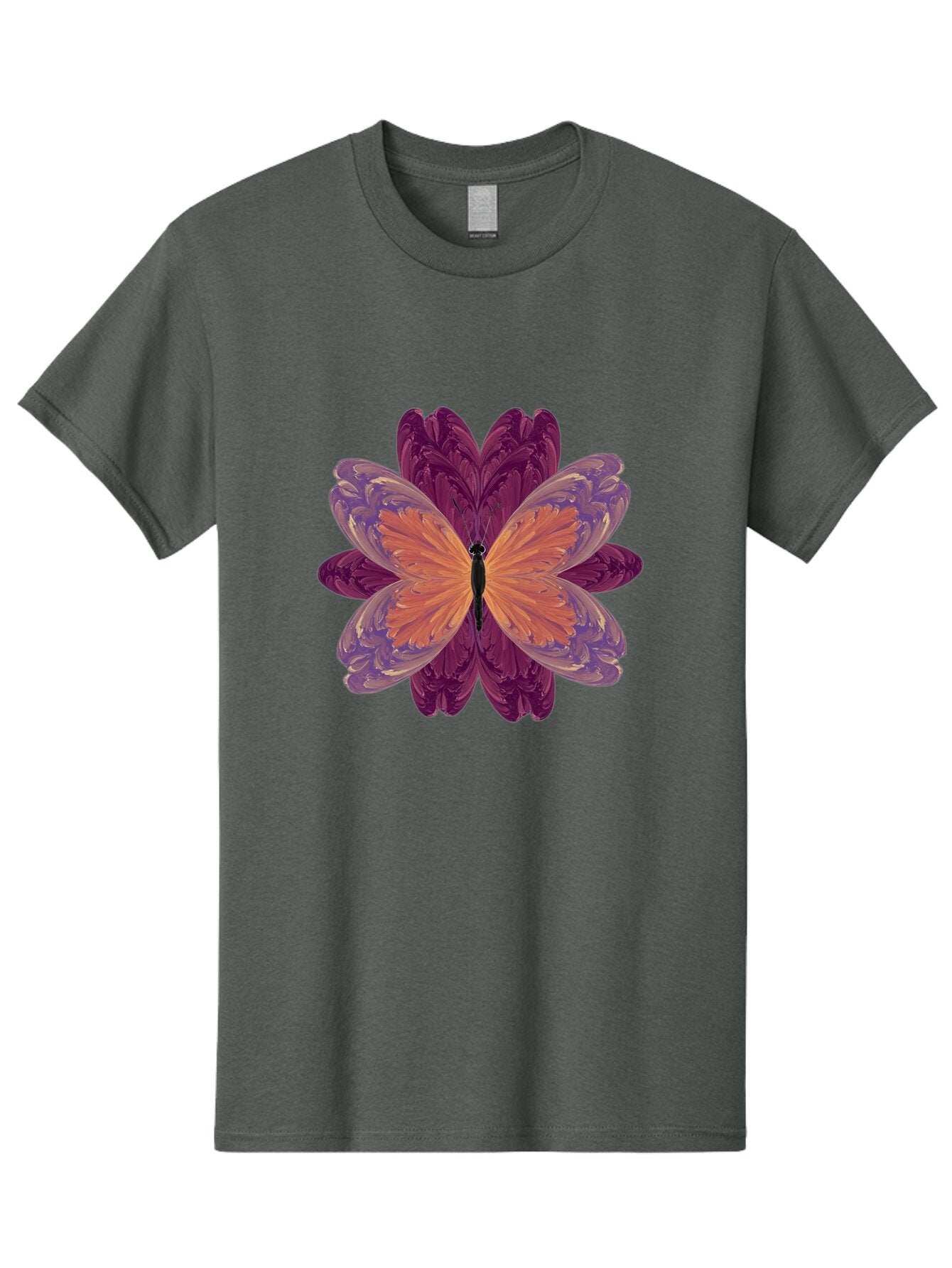 Butterfly-Flower-1 Men'S Graphic Tee, 100% Cotton, Comfortable Casual Summer Wear, Machine Washable, Vintage Camera, Old Camera, Antique Camera, Black Camera, Classic Photography, Photography Equipment, Nostalgic Device, Film Camera, Bap190