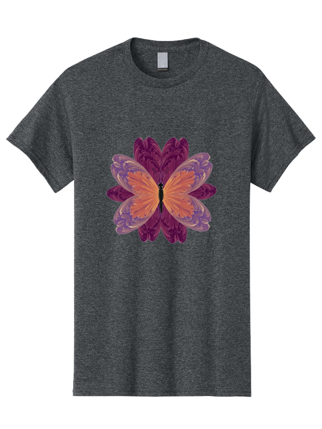 Butterfly-Flower-1 Men'S Graphic Tee, 100% Cotton, Comfortable Casual Summer Wear, Machine Washable, Vintage Camera, Old Camera, Antique Camera, Black Camera, Classic Photography, Photography Equipment, Nostalgic Device, Film Camera, Bap190 3