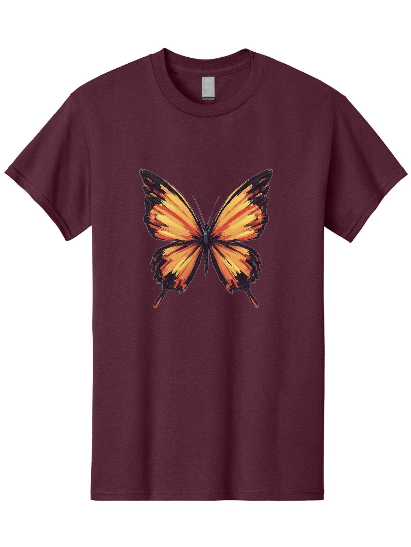 Butterfly Men'S Graphic Tee, 100% Cotton, Comfortable Casual Summer Wear, Machine Washable, Vintage Camera, Old Camera, Antique Camera, Black Camera, Classic Photography, Photography Equipment, Nostalgic Device, Film Camera, Camera Art Bap193 3