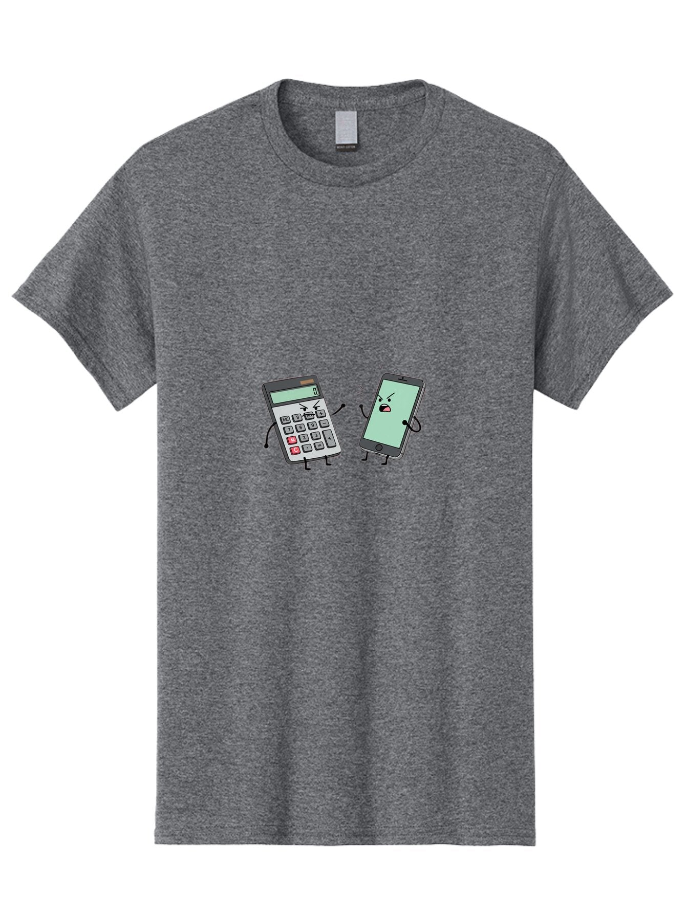 Calculator-Vs-Phone Men'S Graphic Tee, 100% Cotton, Comfortable Casual Summer Wear, Machine Washable, Vintage Camera, Old Camera, Antique Camera, Black Camera, Classic Photography, Photography Equipment, Nostalgic Device, Film Camera, Bap198