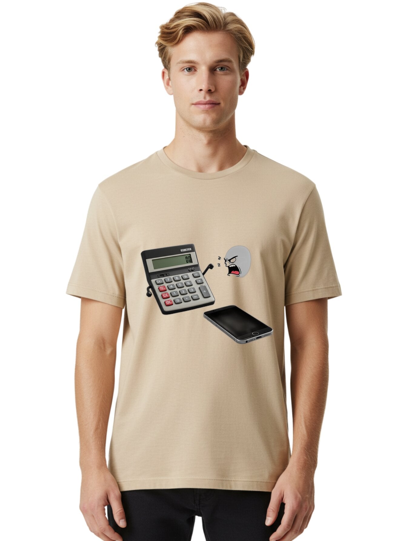 Casio-Calculator Men'S Graphic Tee, 100% Cotton, Comfortable Casual Summer Wear, Machine Washable, Vintage Camera, Old Camera, Antique Camera, Black Camera, Classic Photography, Photography Equipment, Nostalgic Device, Film Camera, Camera Art Bap202 18