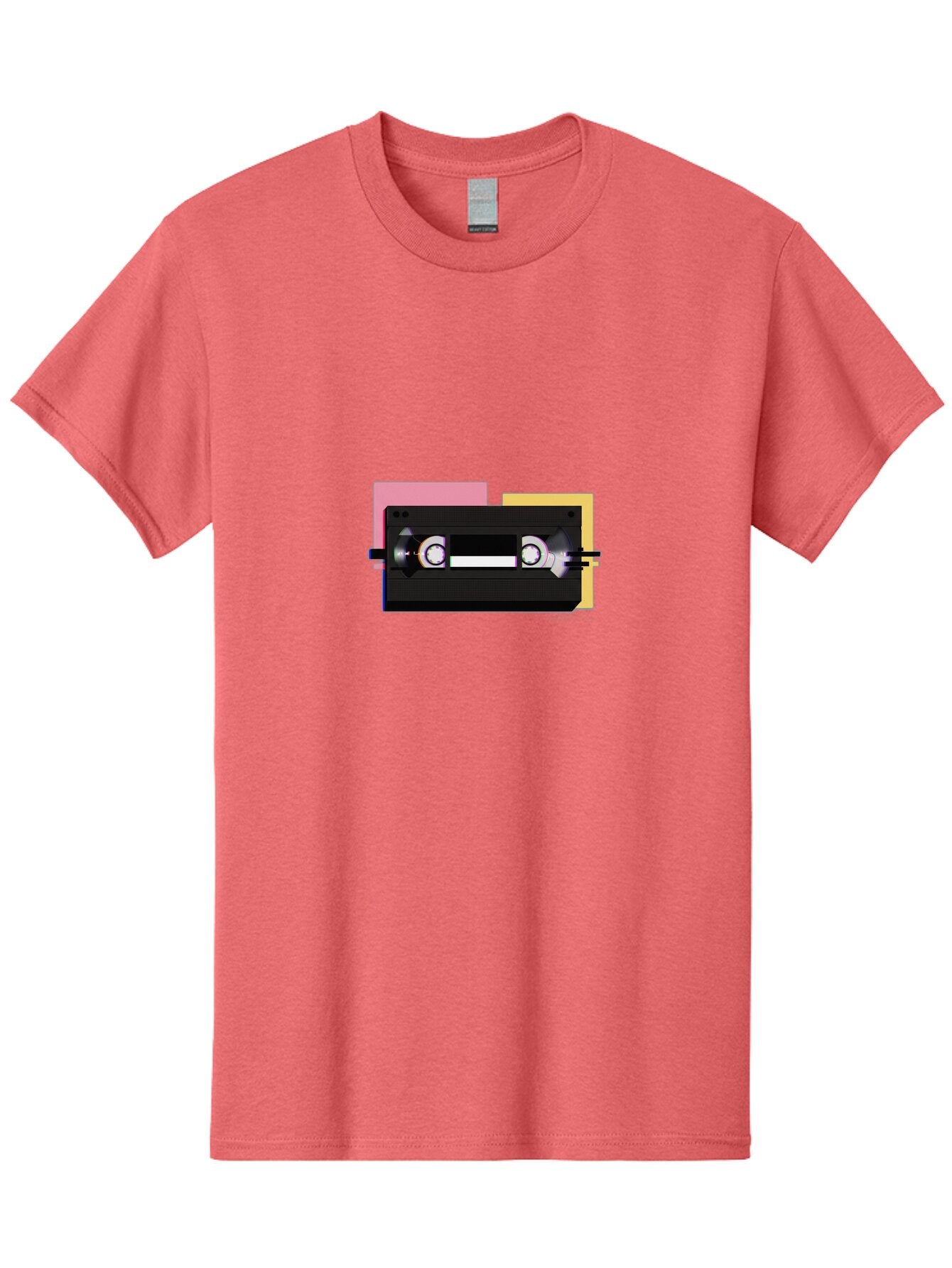 Cassette-Tape Men'S Graphic Tee, 100% Cotton, Comfortable Casual Summer Wear, Machine Washable, Vintage Camera, Old Camera, Antique Camera, Black Camera, Classic Photography, Photography Equipment, Nostalgic Device, Film Camera, Camera Art Bap203 6