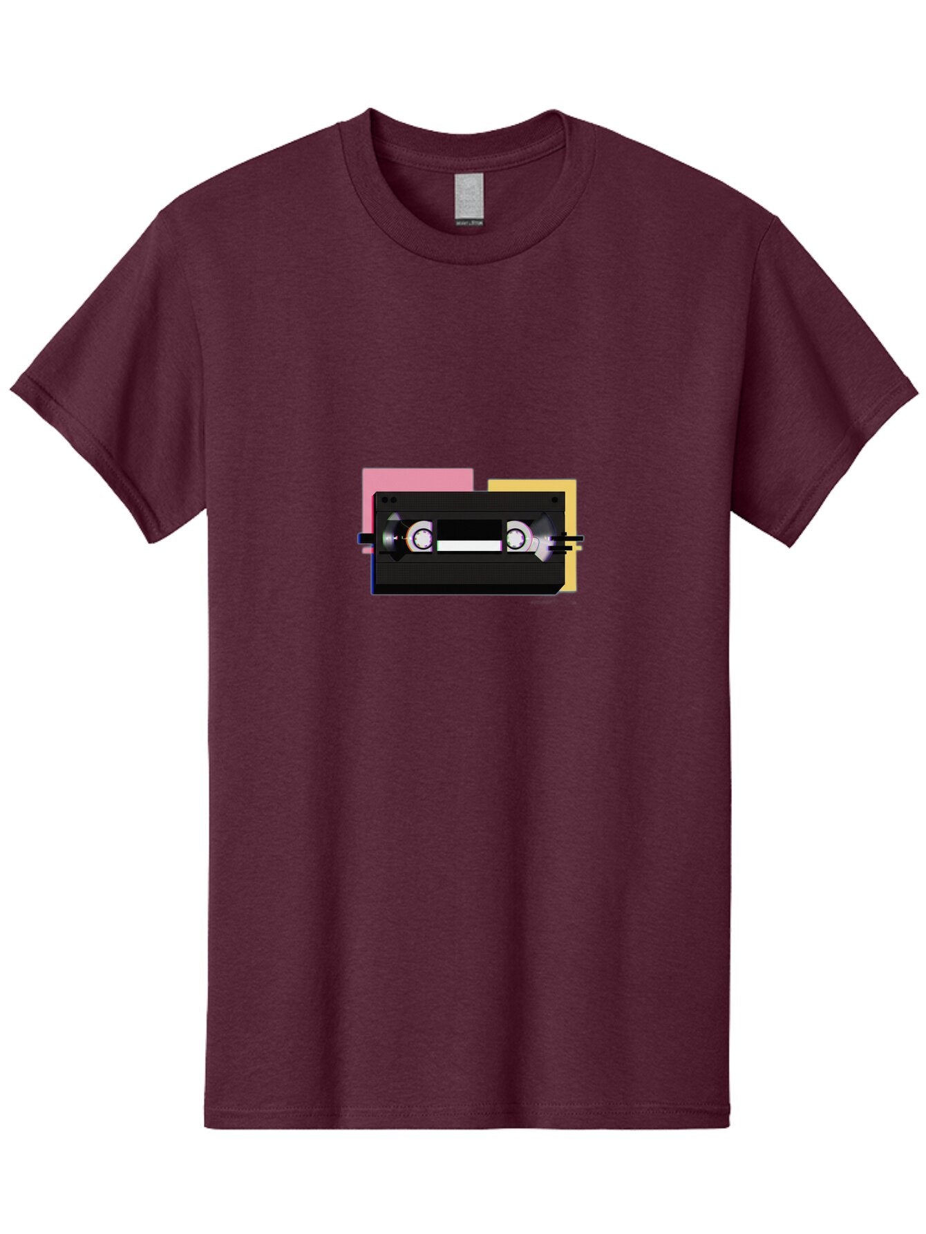 Cassette-Tape Men'S Graphic Tee, 100% Cotton, Comfortable Casual Summer Wear, Machine Washable, Vintage Camera, Old Camera, Antique Camera, Black Camera, Classic Photography, Photography Equipment, Nostalgic Device, Film Camera, Camera Art Bap203 10