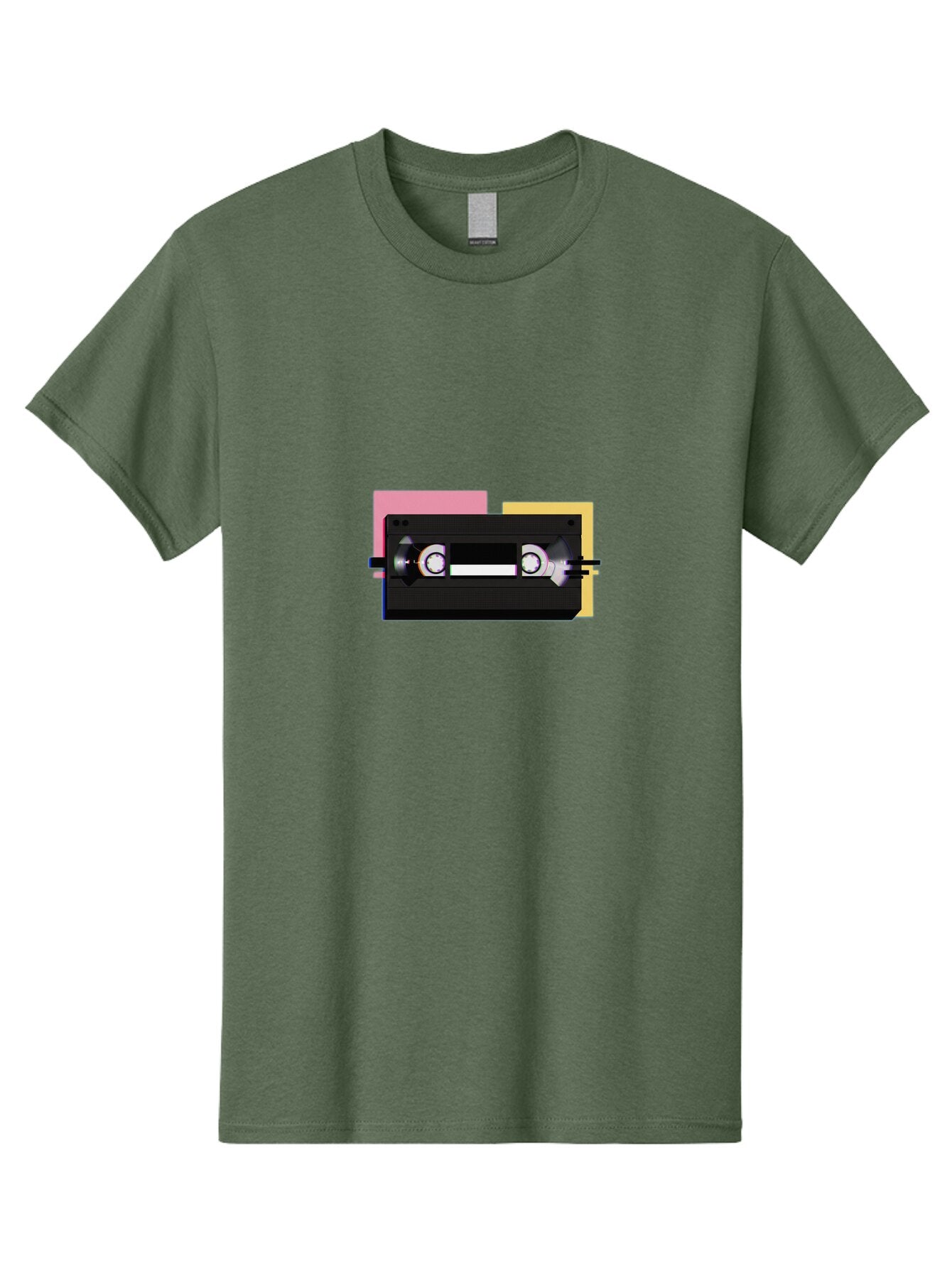 Cassette-Tape Men'S Graphic Tee, 100% Cotton, Comfortable Casual Summer Wear, Machine Washable, Vintage Camera, Old Camera, Antique Camera, Black Camera, Classic Photography, Photography Equipment, Nostalgic Device, Film Camera, Camera Art Bap203 8