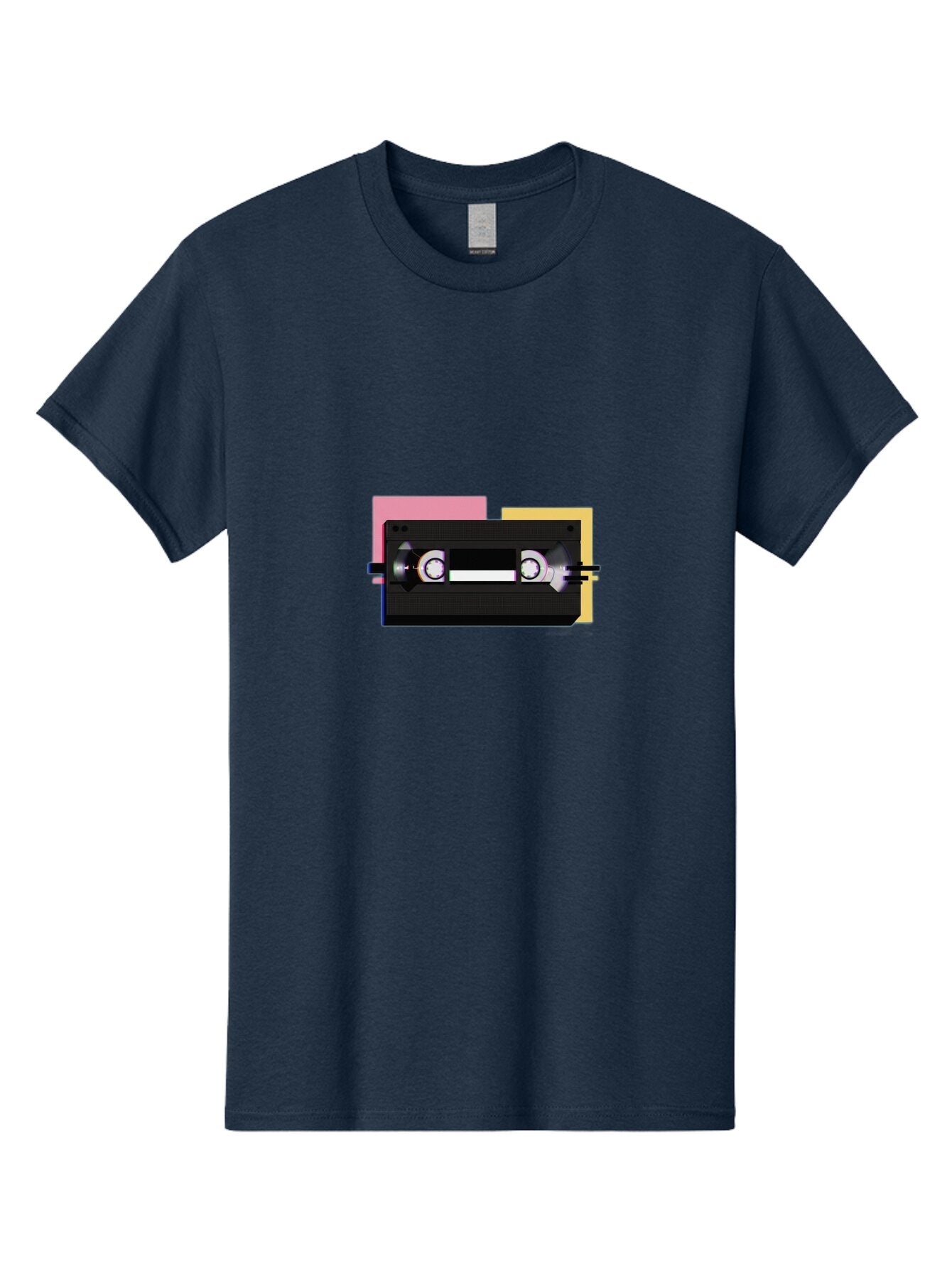 Cassette-Tape Men'S Graphic Tee, 100% Cotton, Comfortable Casual Summer Wear, Machine Washable, Vintage Camera, Old Camera, Antique Camera, Black Camera, Classic Photography, Photography Equipment, Nostalgic Device, Film Camera, Camera Art Bap203 11