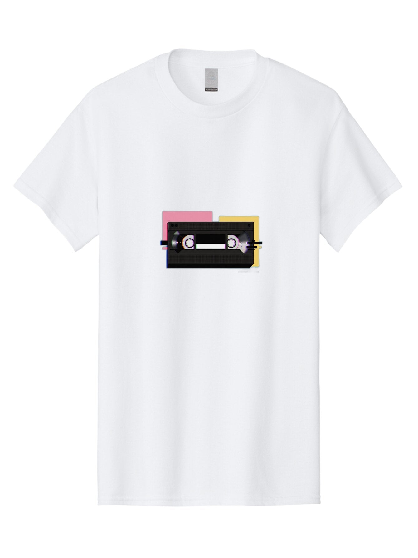 Cassette-Tape Men'S Graphic Tee, 100% Cotton, Comfortable Casual Summer Wear, Machine Washable, Vintage Camera, Old Camera, Antique Camera, Black Camera, Classic Photography, Photography Equipment, Nostalgic Device, Film Camera, Camera Art Bap203 9