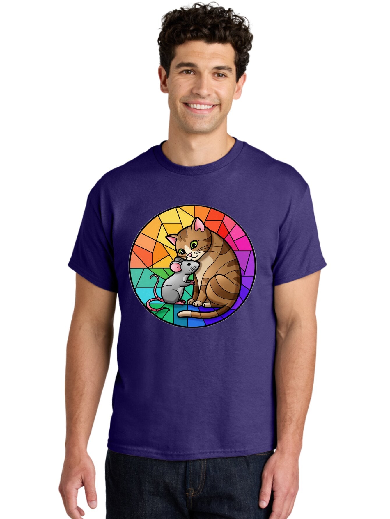 Cat-And-Mouse-2 Men'S Graphic Tee, 100% Cotton, Comfortable Casual Summer Wear, Machine Washable, Vintage Camera, Old Camera, Antique Camera, Black Camera, Classic Photography, Photography Equipment, Nostalgic Device, Film Camera, Camera Art Bap205 21