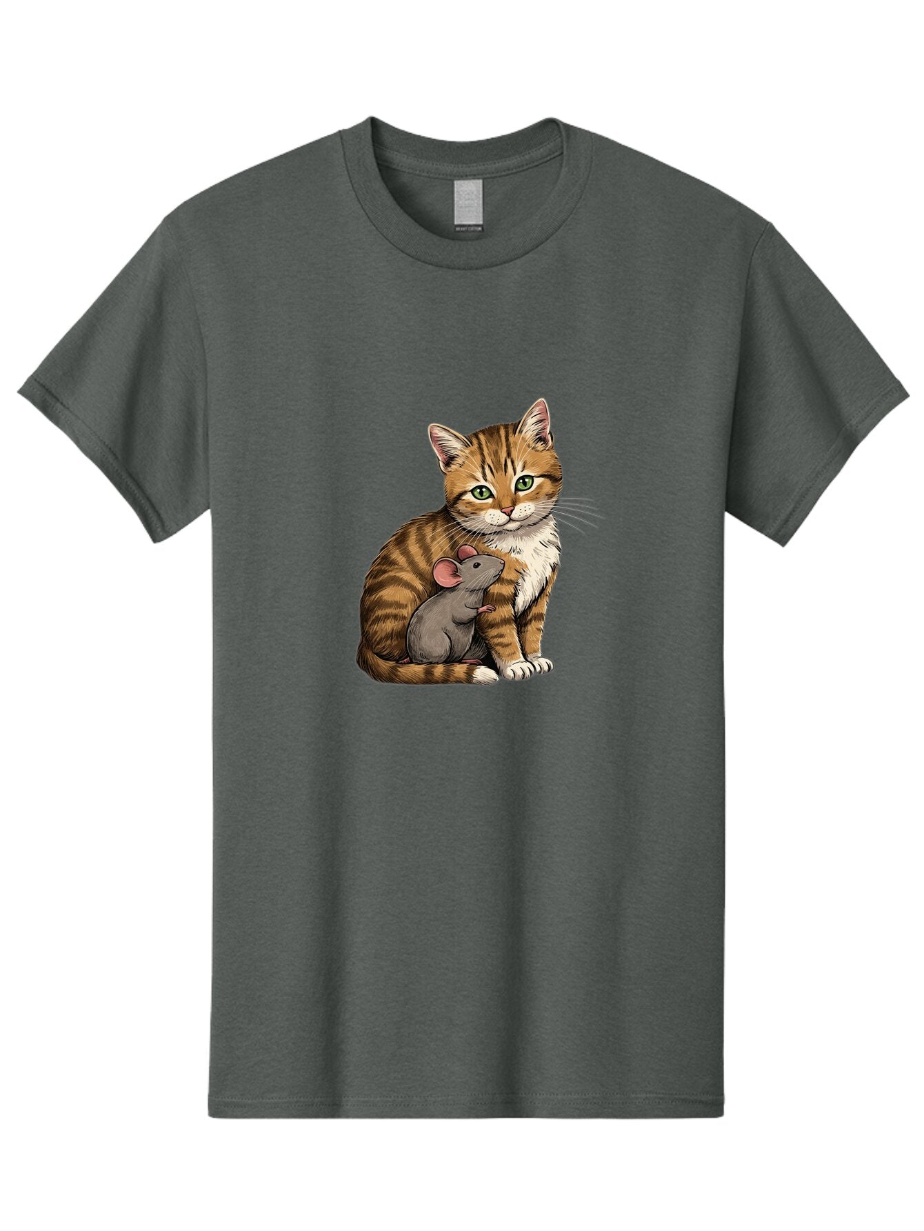 Cat-And-Mouse-4 Men'S Graphic Tee, 100% Cotton, Comfortable Casual Summer Wear, Machine Washable, Vintage Camera, Old Camera, Antique Camera, Black Camera, Classic Photography, Photography Equipment, Nostalgic Device, Film Camera, Camera Art Bap207 13