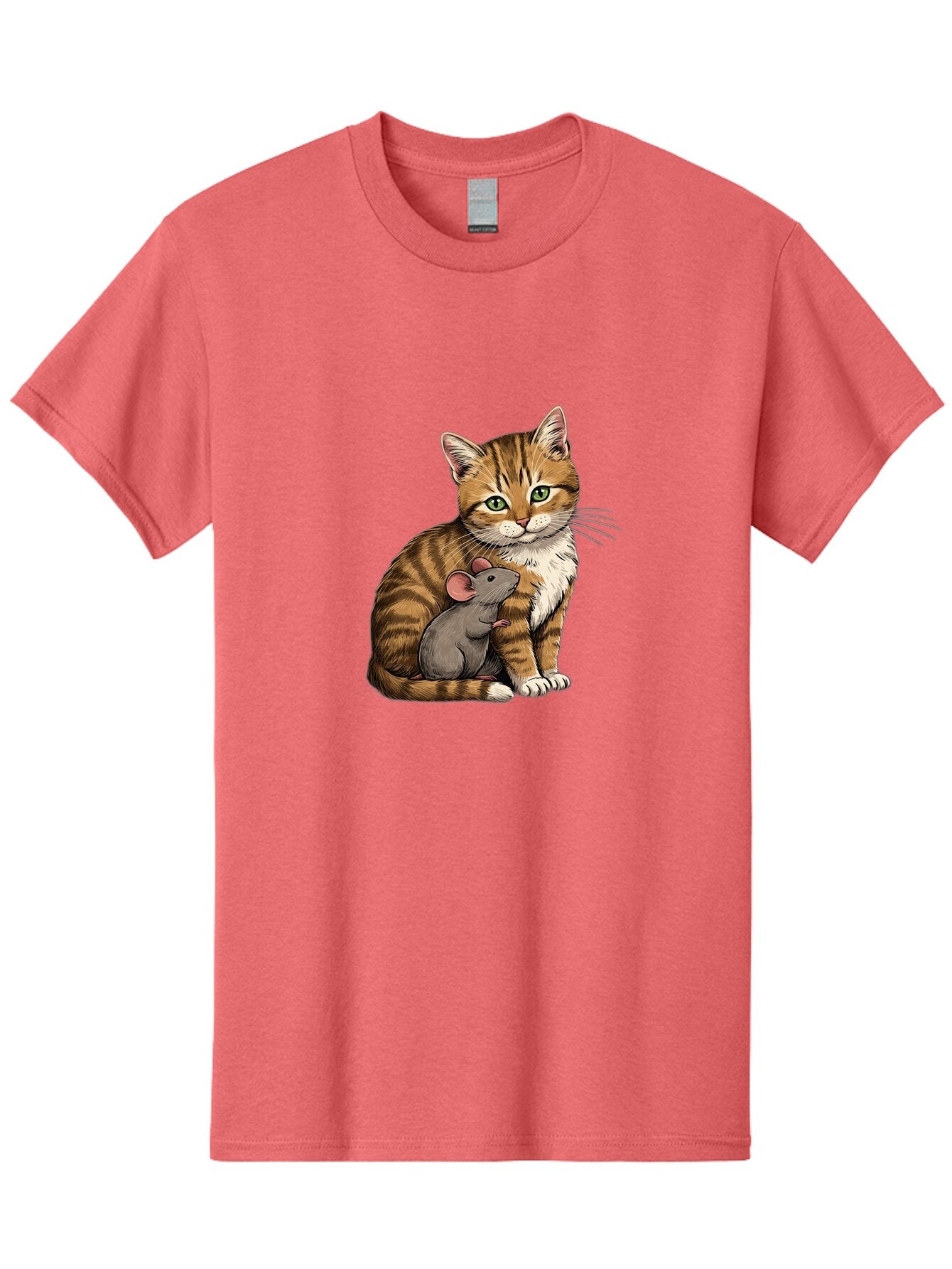 Cat-And-Mouse-4 Men'S Graphic Tee, 100% Cotton, Comfortable Casual Summer Wear, Machine Washable, Vintage Camera, Old Camera, Antique Camera, Black Camera, Classic Photography, Photography Equipment, Nostalgic Device, Film Camera, Camera Art Bap207 3