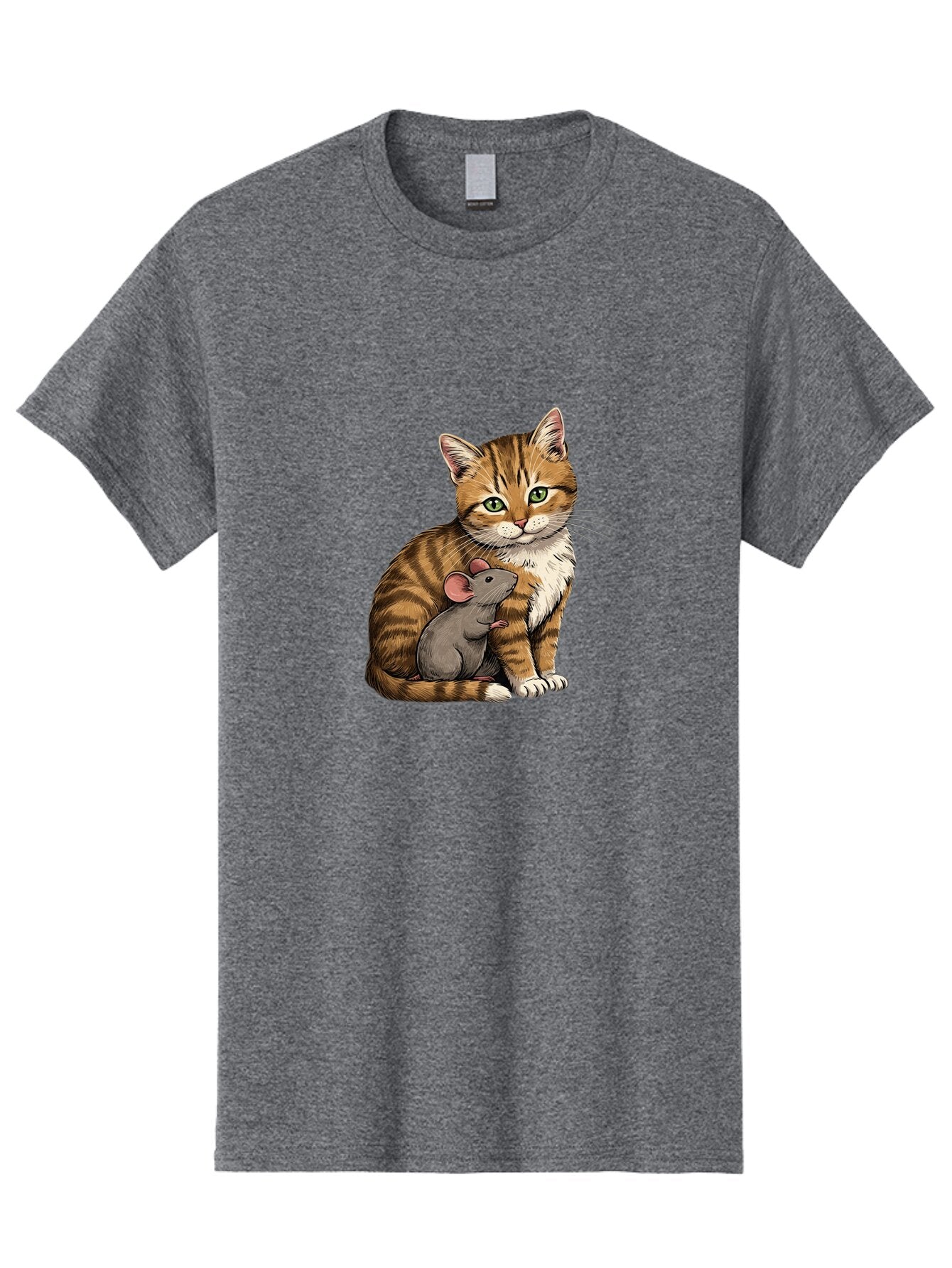 Cat-And-Mouse-4 Men'S Graphic Tee, 100% Cotton, Comfortable Casual Summer Wear, Machine Washable, Vintage Camera, Old Camera, Antique Camera, Black Camera, Classic Photography, Photography Equipment, Nostalgic Device, Film Camera, Camera Art Bap207 10
