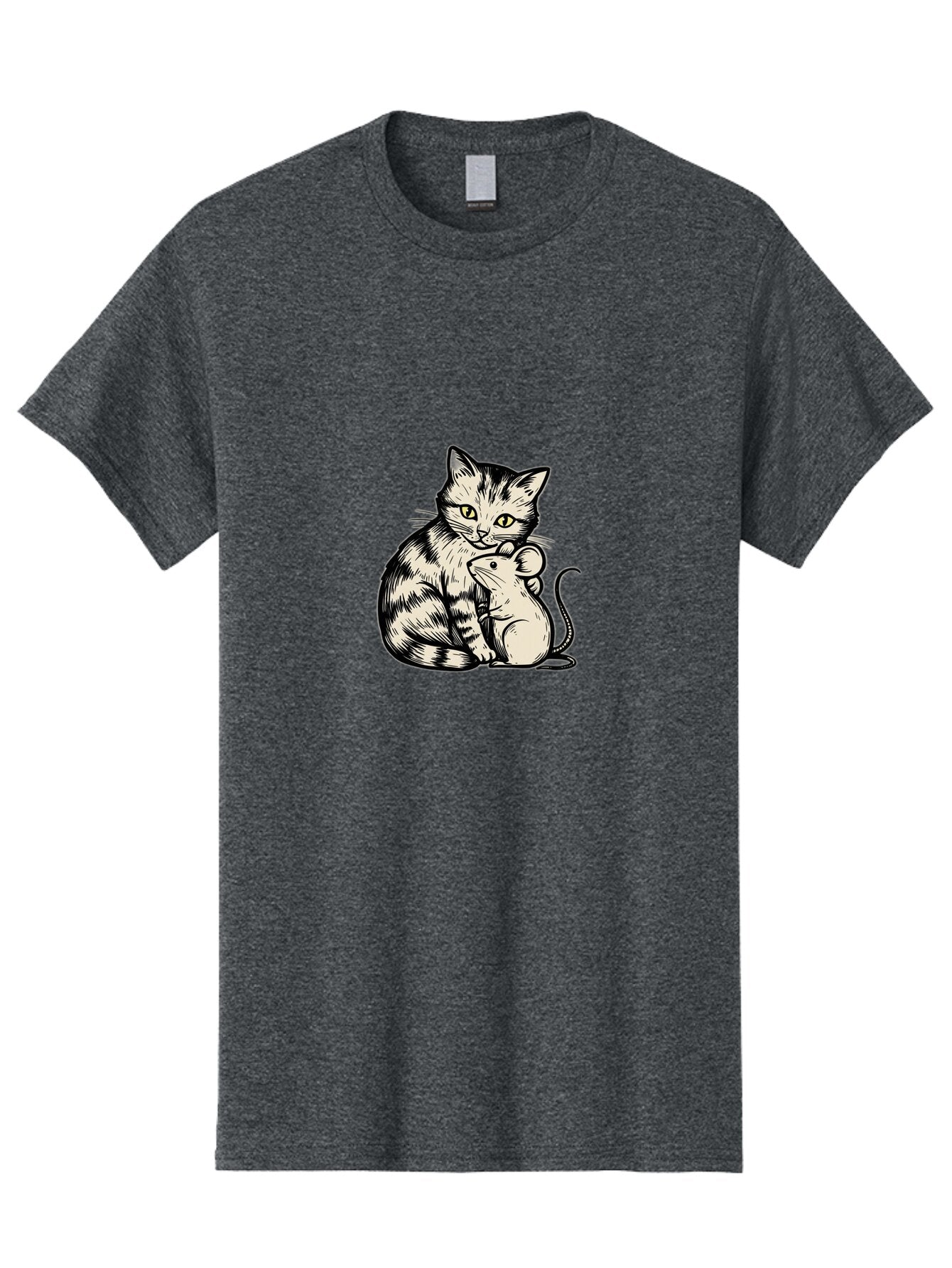 Cat-And-Mouse Men'S Graphic Tee, 100% Cotton, Comfortable Casual Summer Wear, Machine Washable, Vintage Camera, Old Camera, Antique Camera, Black Camera, Classic Photography, Photography Equipment, Nostalgic Device, Film Camera, Camera Art Bap208 8
