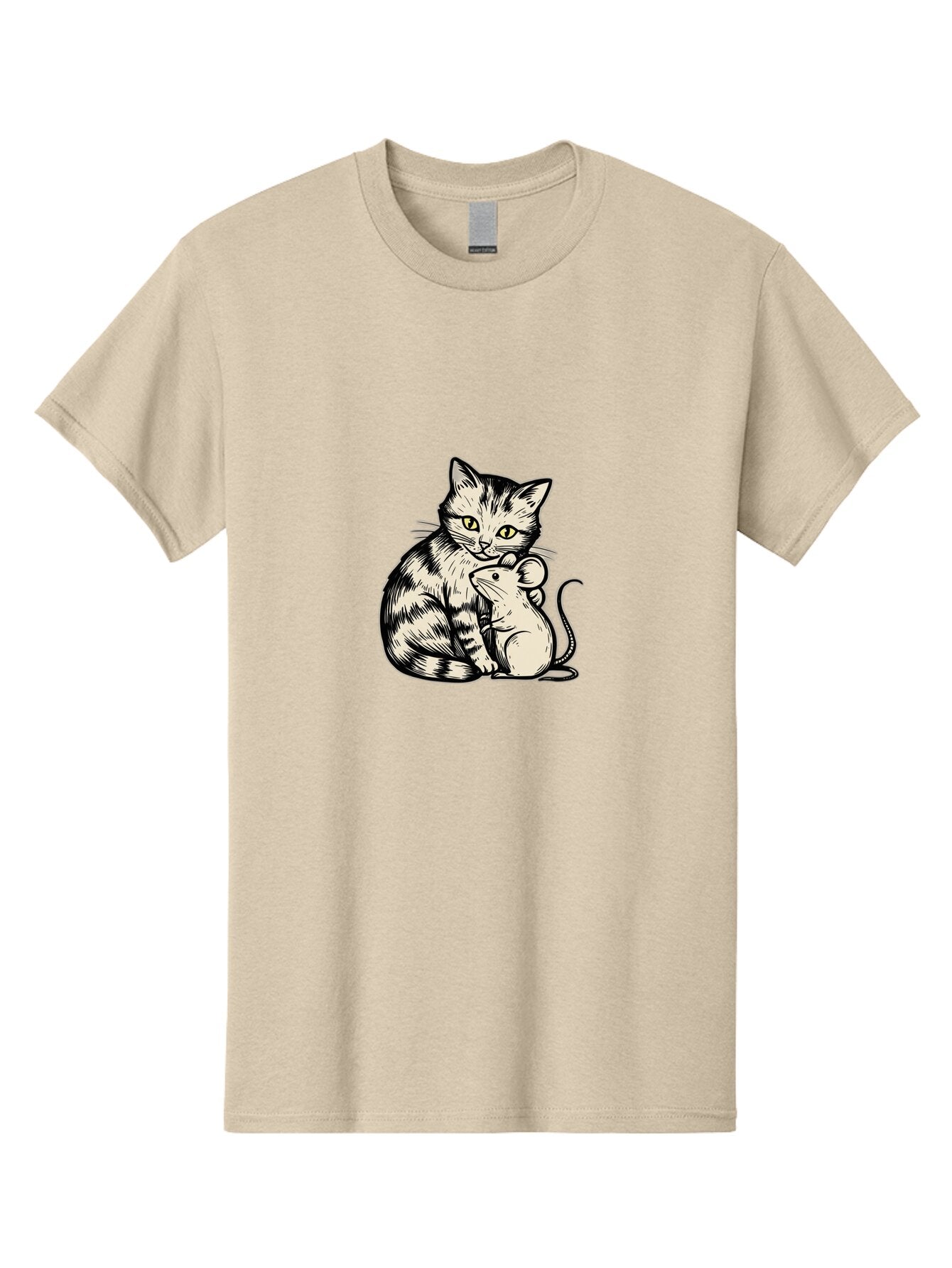 Cat-And-Mouse Men'S Graphic Tee, 100% Cotton, Comfortable Casual Summer Wear, Machine Washable, Vintage Camera, Old Camera, Antique Camera, Black Camera, Classic Photography, Photography Equipment, Nostalgic Device, Film Camera, Camera Art Bap208