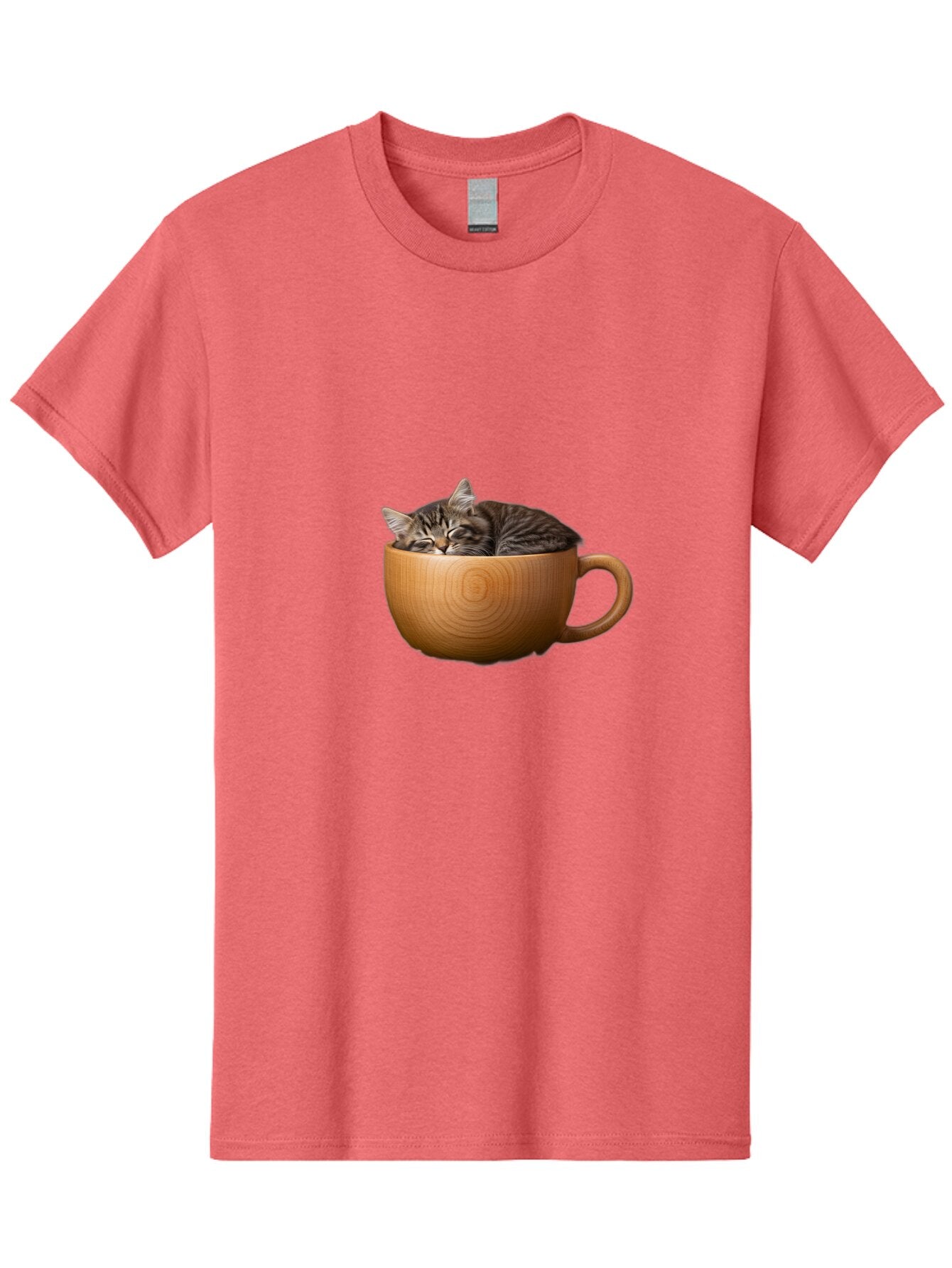 Cat-In-Cup-1 Men'S Graphic Tee, 100% Cotton, Comfortable Casual Summer Wear, Machine Washable, Vintage Camera, Old Camera, Antique Camera, Black Camera, Classic Photography, Photography Equipment, Nostalgic Device, Film Camera, Camera Art Bap213 11