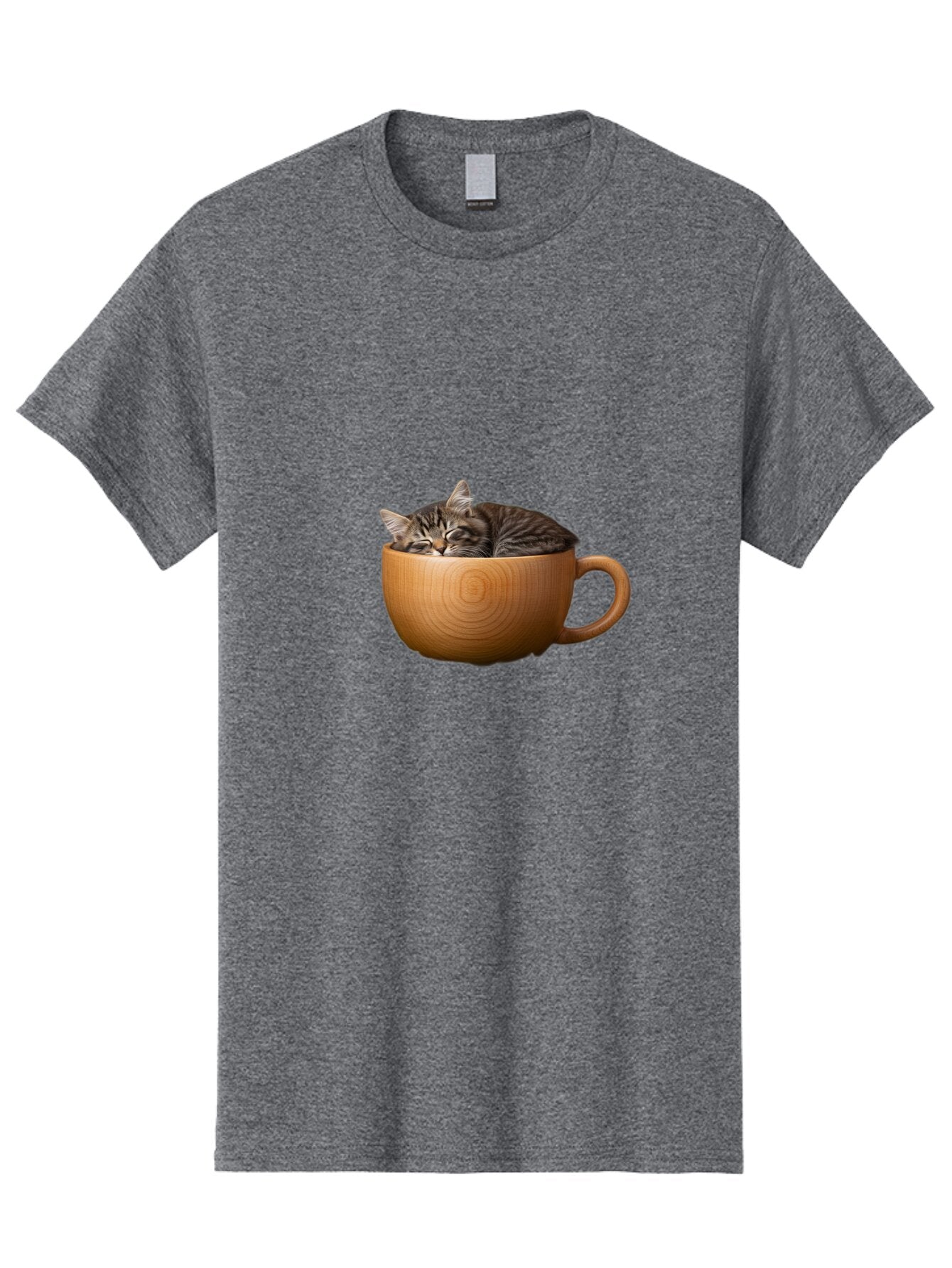 Cat-In-Cup-1 Men'S Graphic Tee, 100% Cotton, Comfortable Casual Summer Wear, Machine Washable, Vintage Camera, Old Camera, Antique Camera, Black Camera, Classic Photography, Photography Equipment, Nostalgic Device, Film Camera, Camera Art Bap213 9