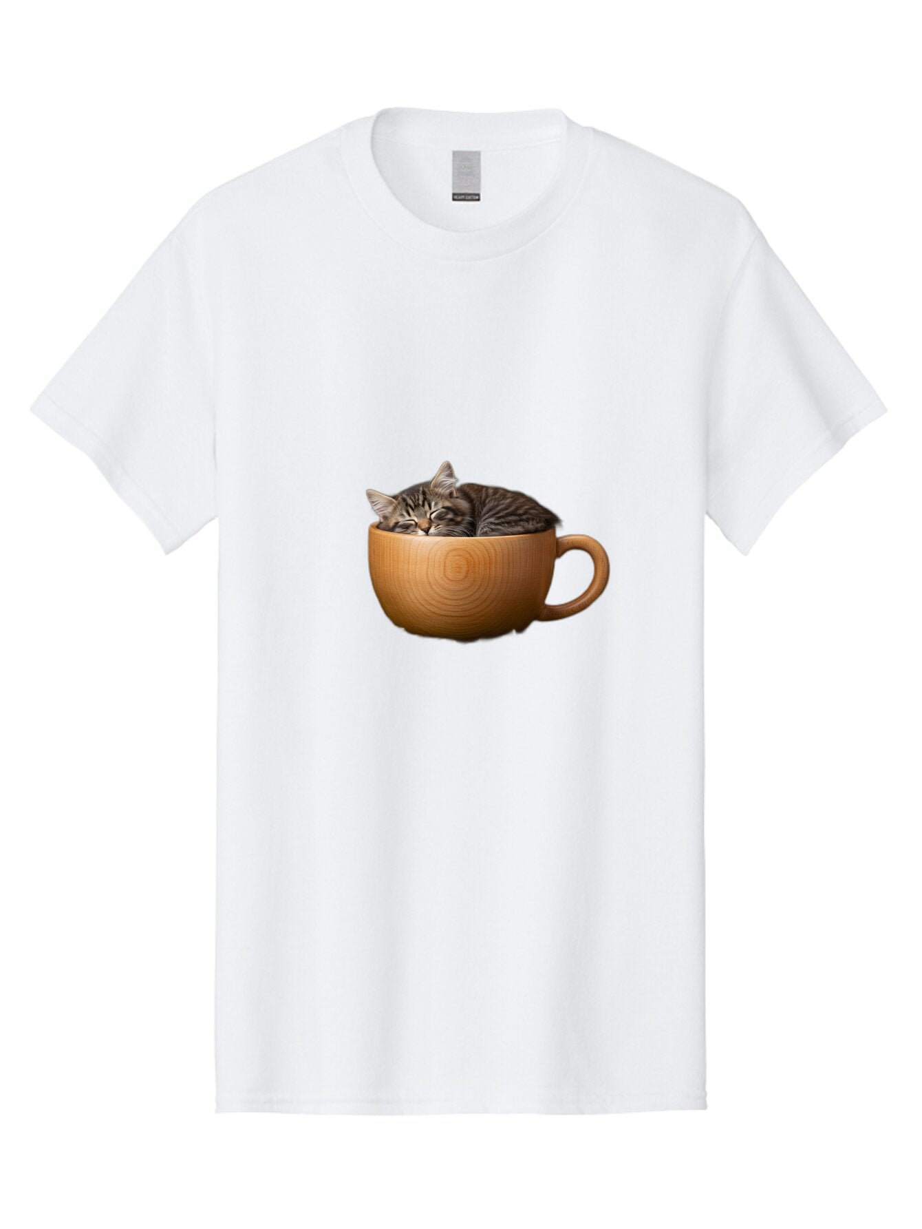 Cat-In-Cup-1 Men'S Graphic Tee, 100% Cotton, Comfortable Casual Summer Wear, Machine Washable, Vintage Camera, Old Camera, Antique Camera, Black Camera, Classic Photography, Photography Equipment, Nostalgic Device, Film Camera, Camera Art Bap213 6