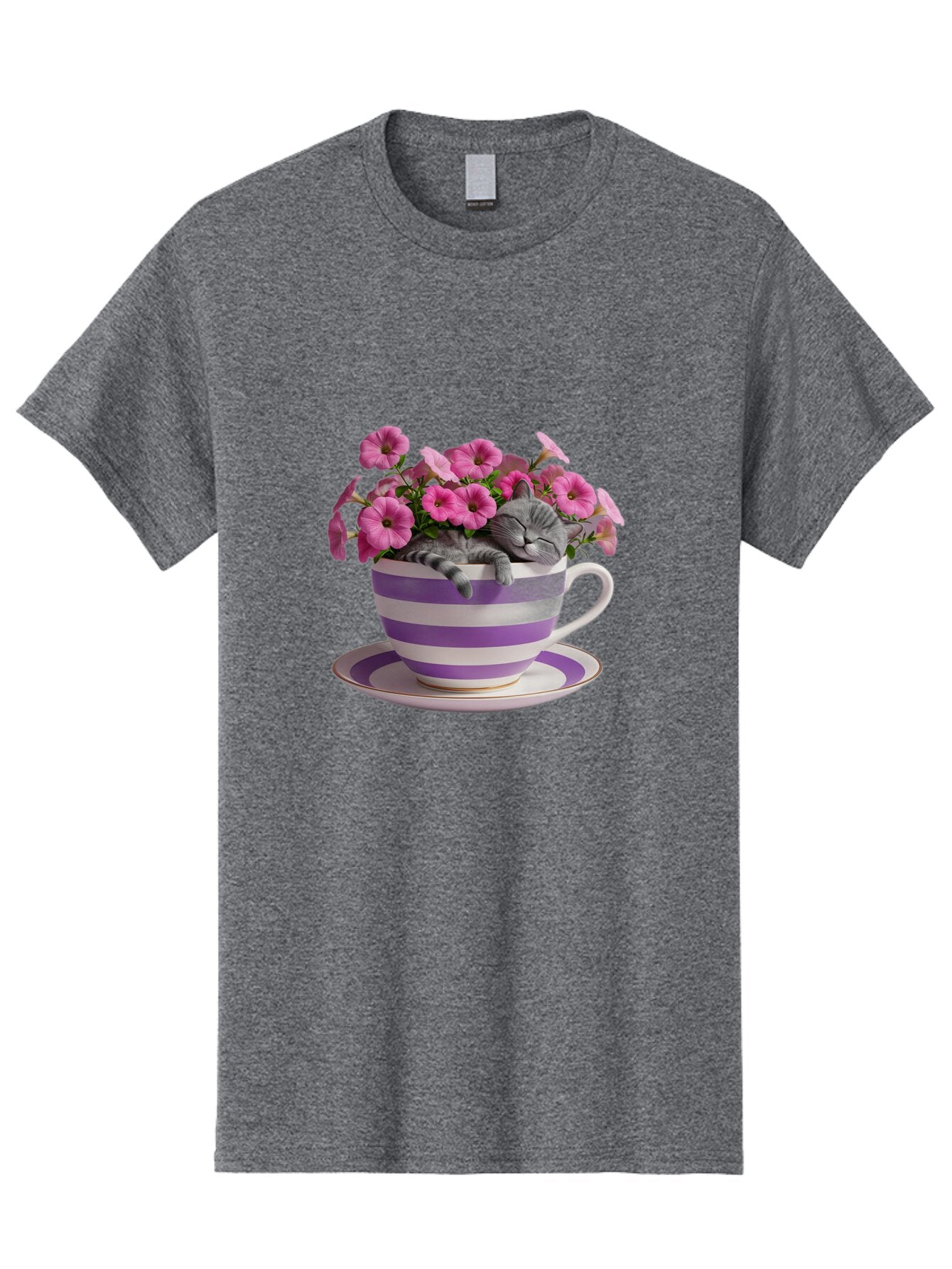 Cat-In-Tea-Cup-1 Men'S Graphic Tee, 100% Cotton, Comfortable Casual Summer Wear, Machine Washable, Vintage Camera, Old Camera, Antique Camera, Black Camera, Classic Photography, Photography Equipment, Nostalgic Device, Film Camera, Camera Art Bap218 10
