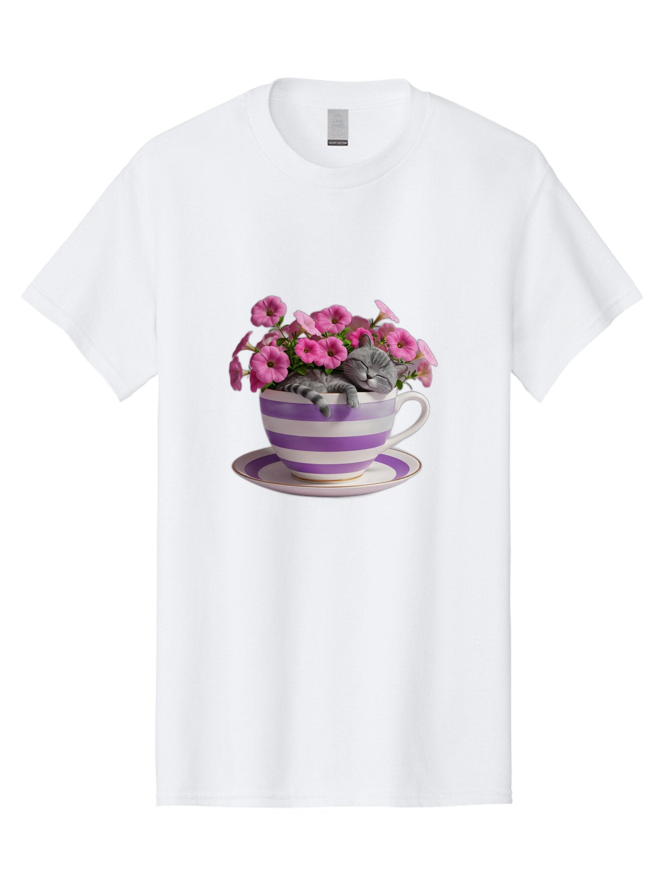 Cat-In-Tea-Cup-1 Men'S Graphic Tee, 100% Cotton, Comfortable Casual Summer Wear, Machine Washable, Vintage Camera, Old Camera, Antique Camera, Black Camera, Classic Photography, Photography Equipment, Nostalgic Device, Film Camera, Camera Art Bap218 11