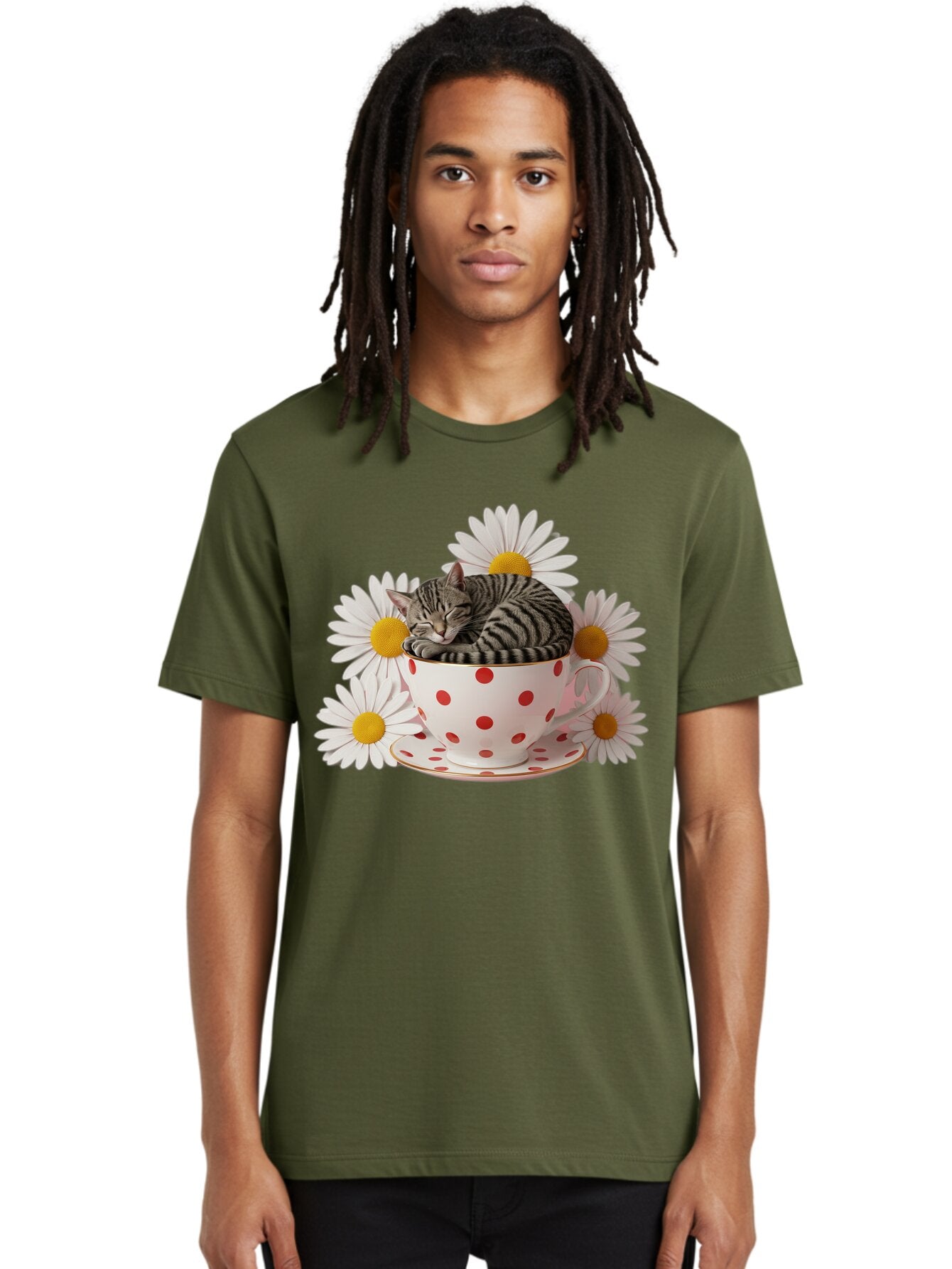 Cat-In-Tea-Cup Men'S Graphic Tee, 100% Cotton, Comfortable Casual Summer Wear, Machine Washable, Vintage Camera, Old Camera, Antique Camera, Black Camera, Classic Photography, Photography Equipment, Nostalgic Device, Film Camera, Camera Art Bap220 30