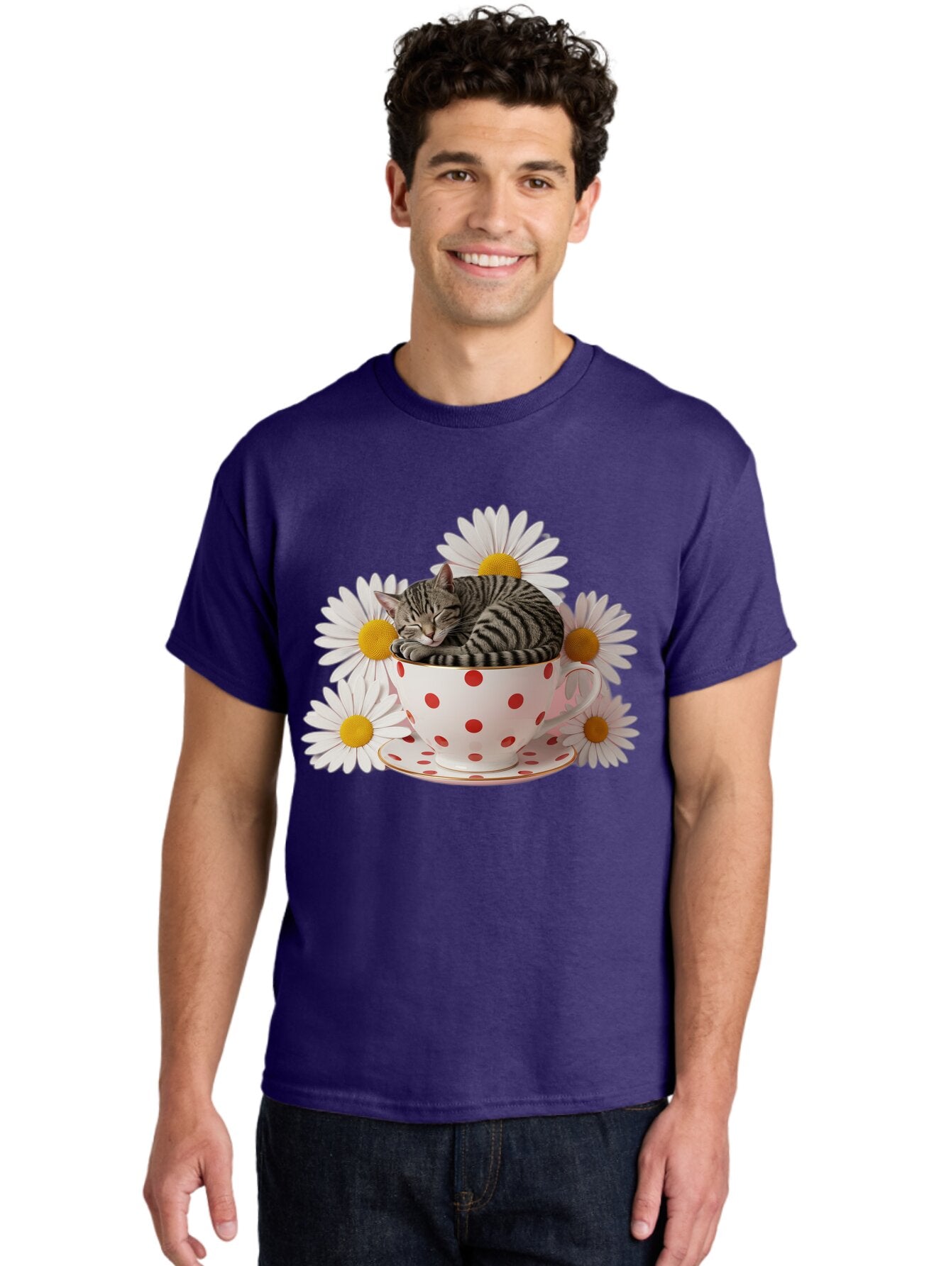 Cat-In-Tea-Cup Men'S Graphic Tee, 100% Cotton, Comfortable Casual Summer Wear, Machine Washable, Vintage Camera, Old Camera, Antique Camera, Black Camera, Classic Photography, Photography Equipment, Nostalgic Device, Film Camera, Camera Art Bap220 16