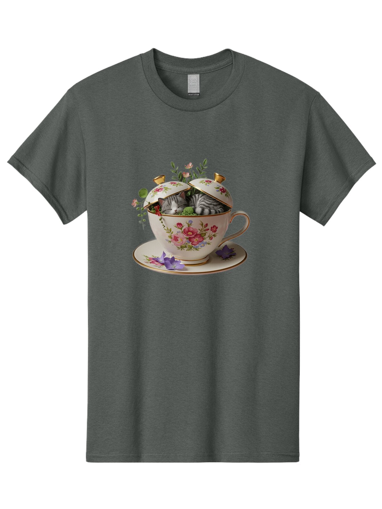 Cat-In-Teacup Men'S Graphic Tee, 100% Cotton, Comfortable Casual Summer Wear, Machine Washable, Vintage Camera, Old Camera, Antique Camera, Black Camera, Classic Photography, Photography Equipment, Nostalgic Device, Film Camera, Camera Art Bap221 6