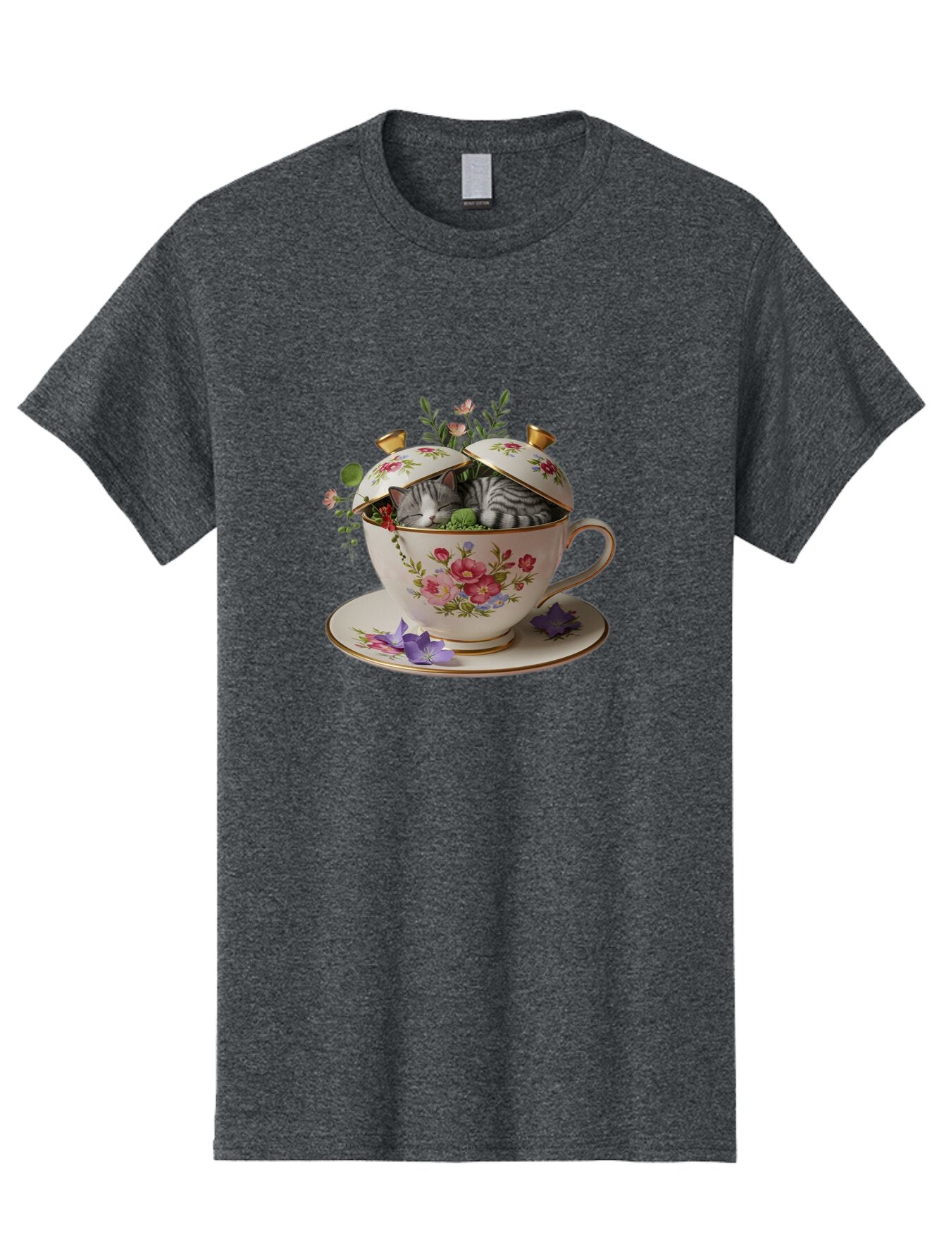 Cat-In-Teacup Men'S Graphic Tee, 100% Cotton, Comfortable Casual Summer Wear, Machine Washable, Vintage Camera, Old Camera, Antique Camera, Black Camera, Classic Photography, Photography Equipment, Nostalgic Device, Film Camera, Camera Art Bap221 9