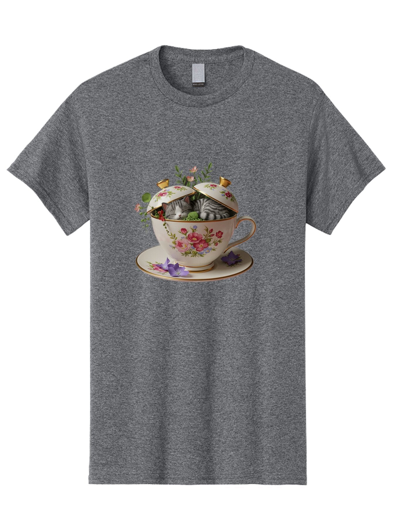 Cat-In-Teacup Men'S Graphic Tee, 100% Cotton, Comfortable Casual Summer Wear, Machine Washable, Vintage Camera, Old Camera, Antique Camera, Black Camera, Classic Photography, Photography Equipment, Nostalgic Device, Film Camera, Camera Art Bap221 3