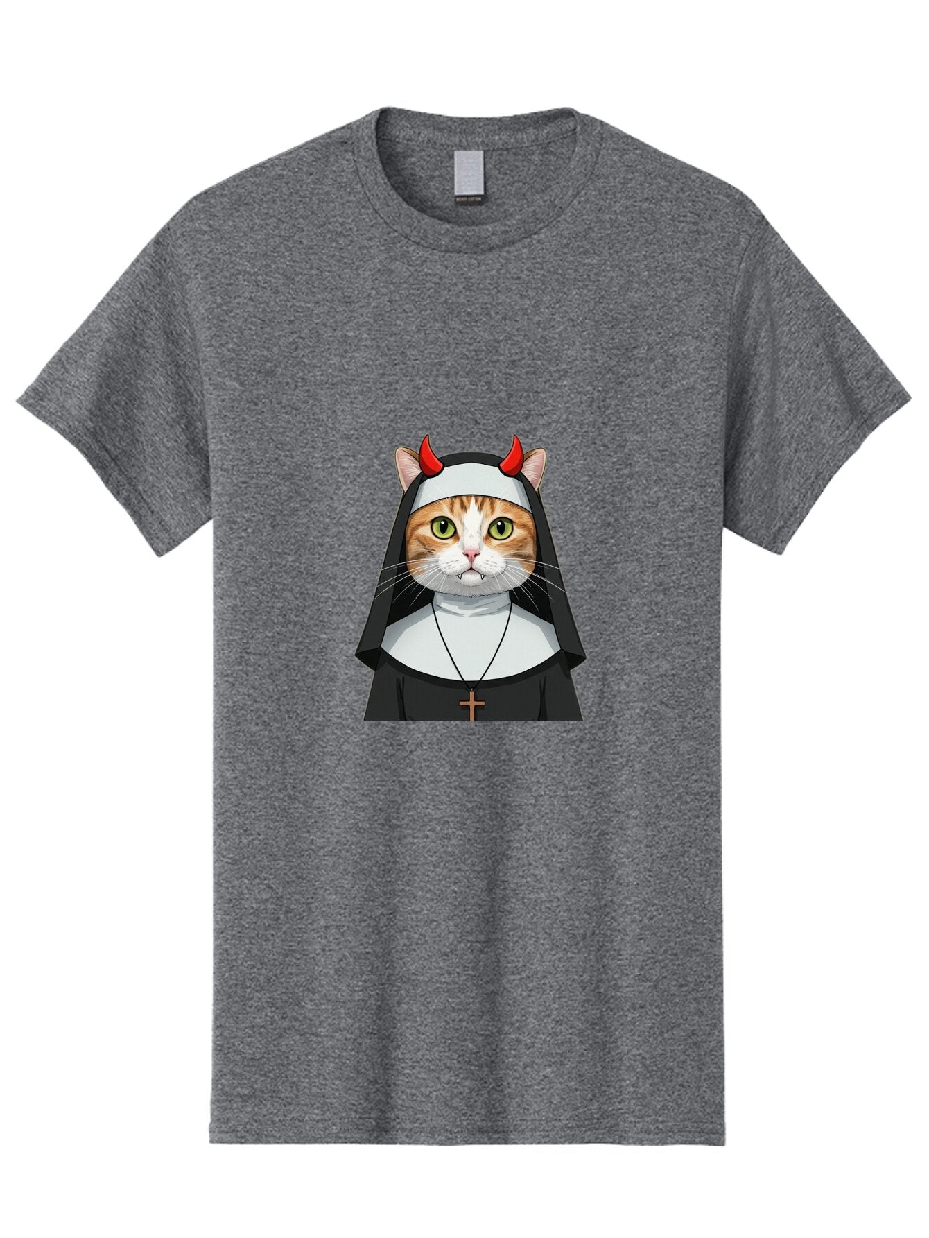Cat-Nun-1 Men'S Graphic Tee, 100% Cotton, Comfortable Casual Summer Wear, Machine Washable, Vintage Camera, Old Camera, Antique Camera, Black Camera, Classic Photography, Photography Equipment, Nostalgic Device, Film Camera, Camera Art Bap224 9