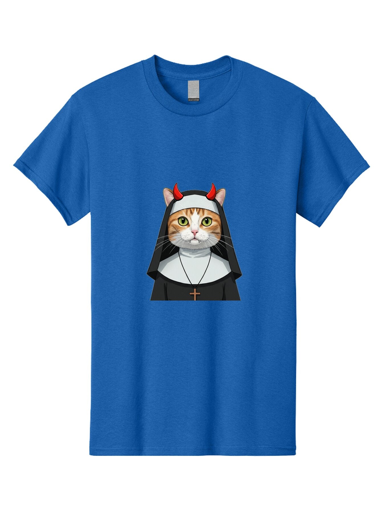 Cat-Nun-1 Men'S Graphic Tee, 100% Cotton, Comfortable Casual Summer Wear, Machine Washable, Vintage Camera, Old Camera, Antique Camera, Black Camera, Classic Photography, Photography Equipment, Nostalgic Device, Film Camera, Camera Art Bap224 12