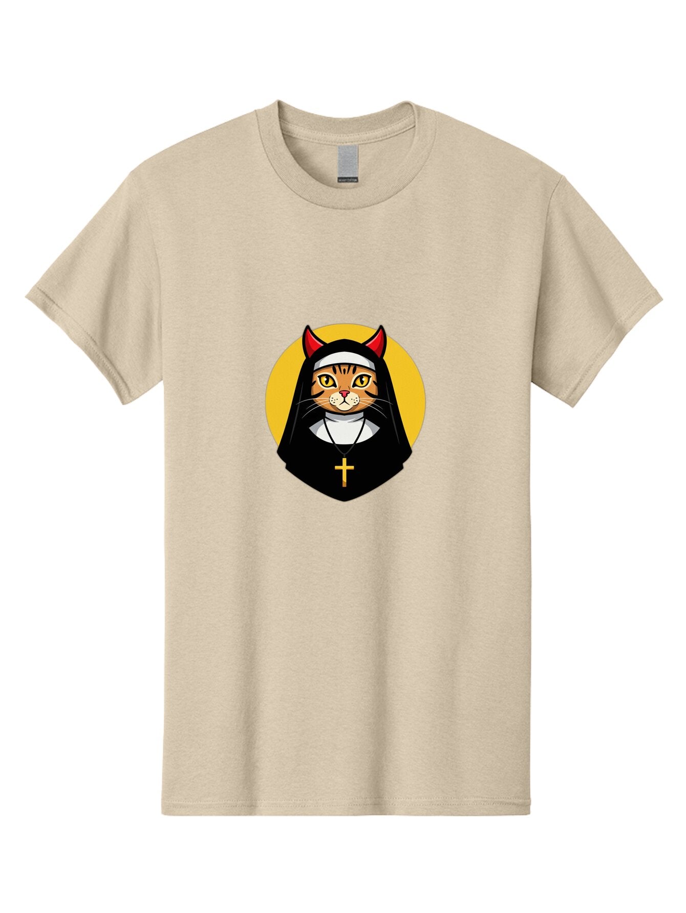 Cat-Nun-3 Men'S Graphic Tee, 100% Cotton, Comfortable Casual Summer Wear, Machine Washable, Vintage Camera, Old Camera, Antique Camera, Black Camera, Classic Photography, Photography Equipment, Nostalgic Device, Film Camera, Camera Art Bap226 12