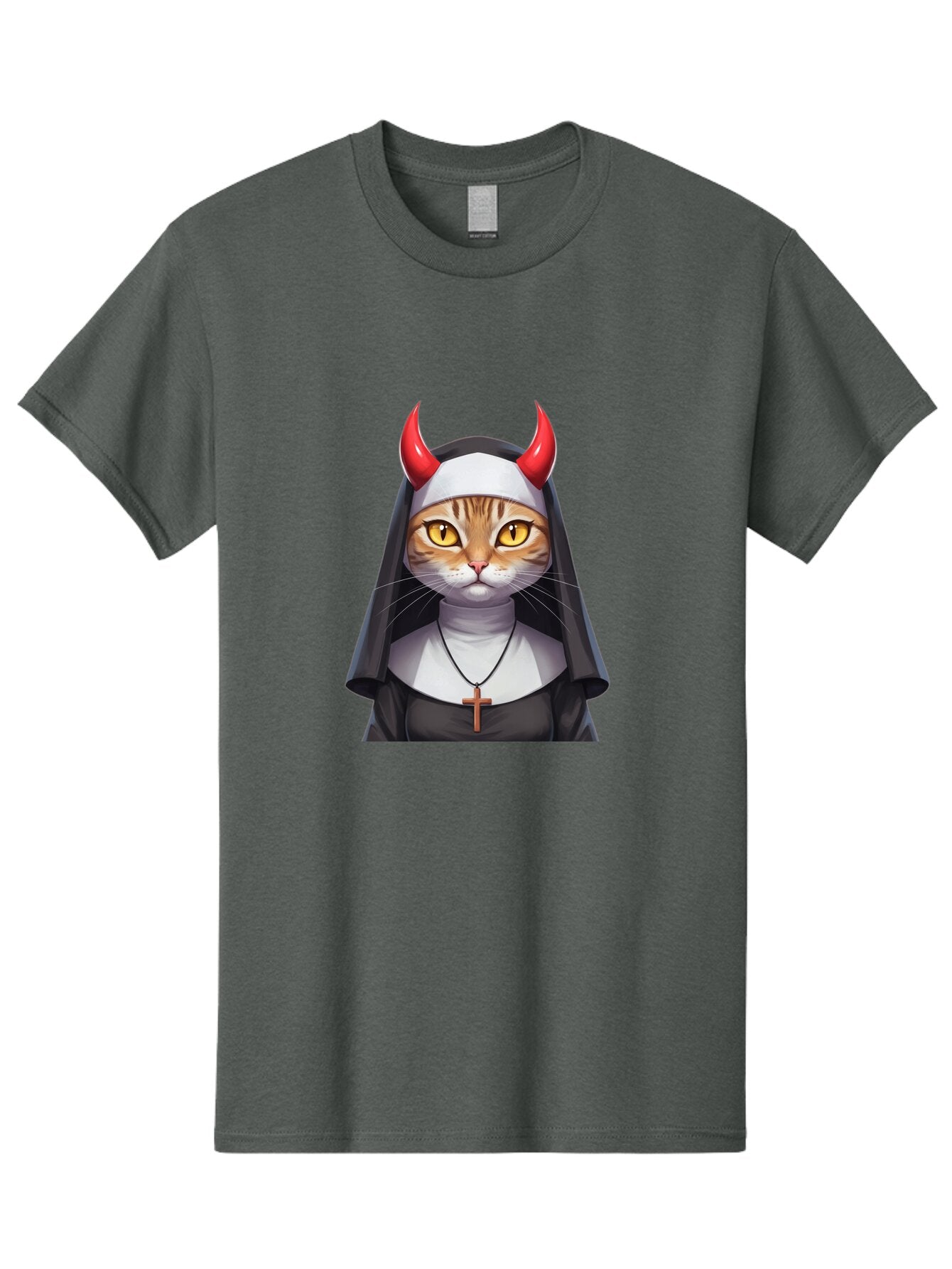 Cat-Nun-Devil Men'S Graphic Tee, 100% Cotton, Comfortable Casual Summer Wear, Machine Washable, Vintage Camera, Old Camera, Antique Camera, Black Camera, Classic Photography, Photography Equipment, Nostalgic Device, Film Camera, Camera Art Bap227 15