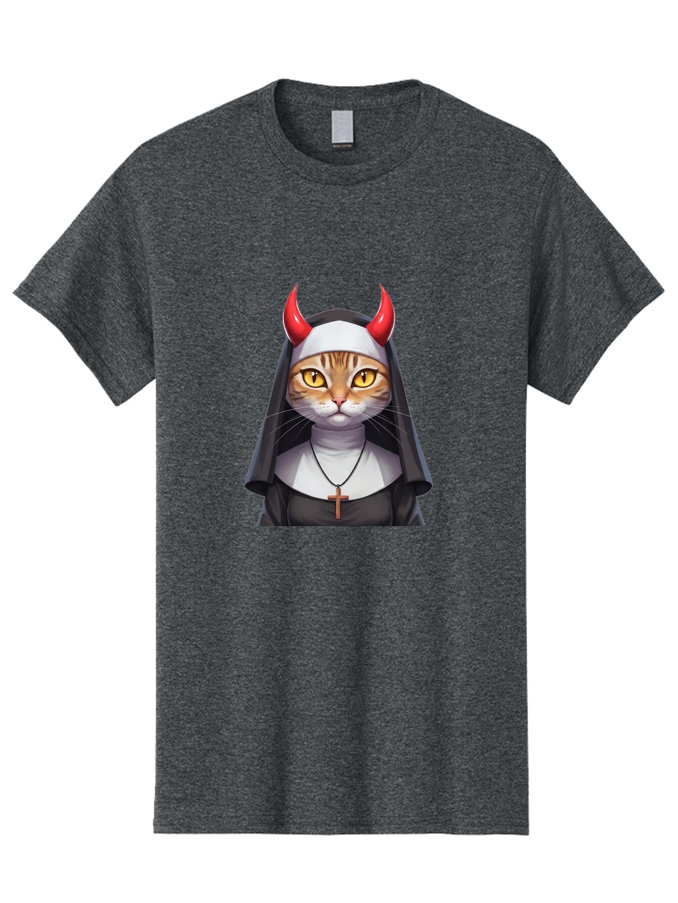 Cat-Nun-Devil Men'S Graphic Tee, 100% Cotton, Comfortable Casual Summer Wear, Machine Washable, Vintage Camera, Old Camera, Antique Camera, Black Camera, Classic Photography, Photography Equipment, Nostalgic Device, Film Camera, Camera Art Bap227 8