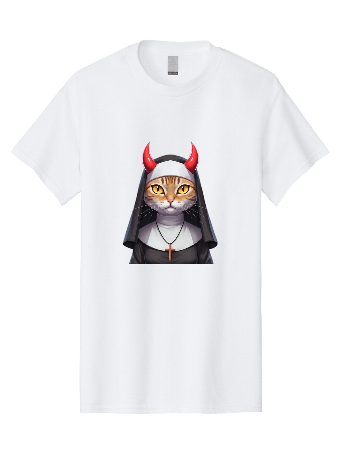 Cat-Nun-Devil Men'S Graphic Tee, 100% Cotton, Comfortable Casual Summer Wear, Machine Washable, Vintage Camera, Old Camera, Antique Camera, Black Camera, Classic Photography, Photography Equipment, Nostalgic Device, Film Camera, Camera Art Bap227 11
