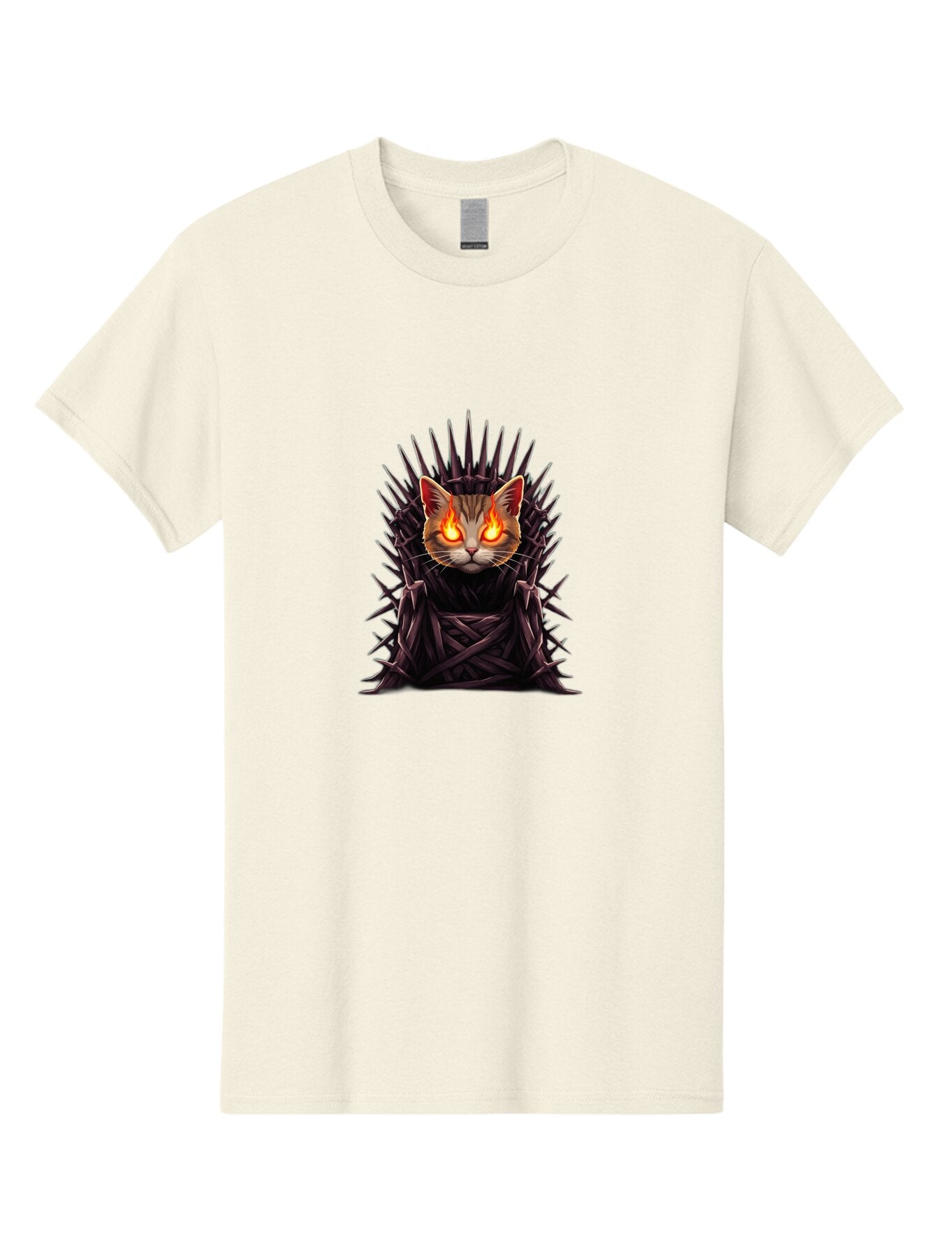 Cat-On-Iron-Throne-1 Men'S Graphic Tee, 100% Cotton, Comfortable Casual Summer Wear, Machine Washable, Vintage Camera, Old Camera, Antique Camera, Black Camera, Classic Photography, Photography Equipment, Nostalgic Device, Film Camera, Bap230 8