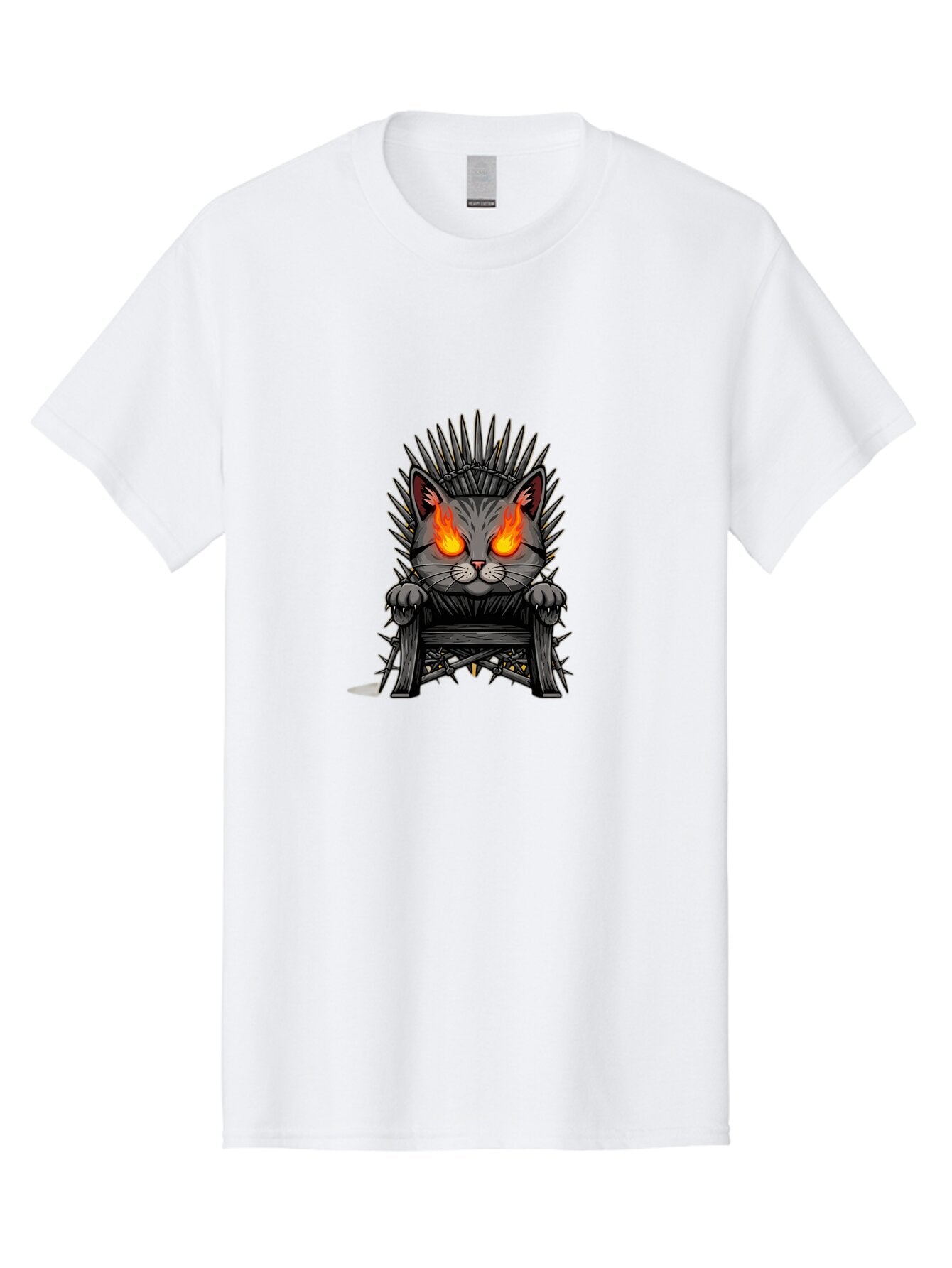 Cat-On-Iron-Throne Men'S Graphic Tee, 100% Cotton, Comfortable Casual Summer Wear, Machine Washable, Vintage Camera, Old Camera, Antique Camera, Black Camera, Classic Photography, Photography Equipment, Nostalgic Device, Film Camera, Bap232 8