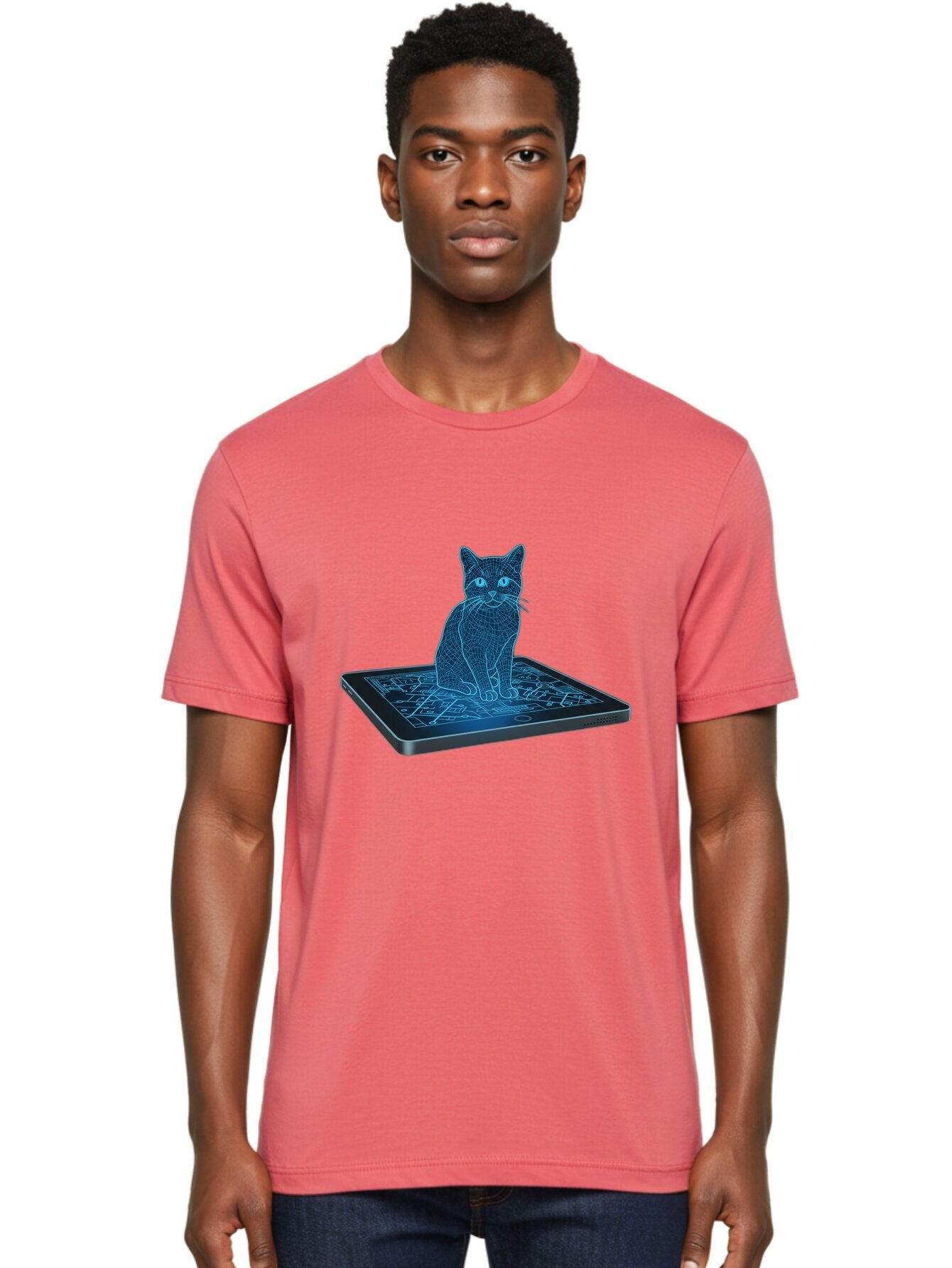 Cat-On-Tablet Men'S Graphic Tee, 100% Cotton, Comfortable Casual Summer Wear, Machine Washable, Vintage Camera, Old Camera, Antique Camera, Black Camera, Classic Photography, Photography Equipment, Nostalgic Device, Film Camera, Camera Art Bap233 26